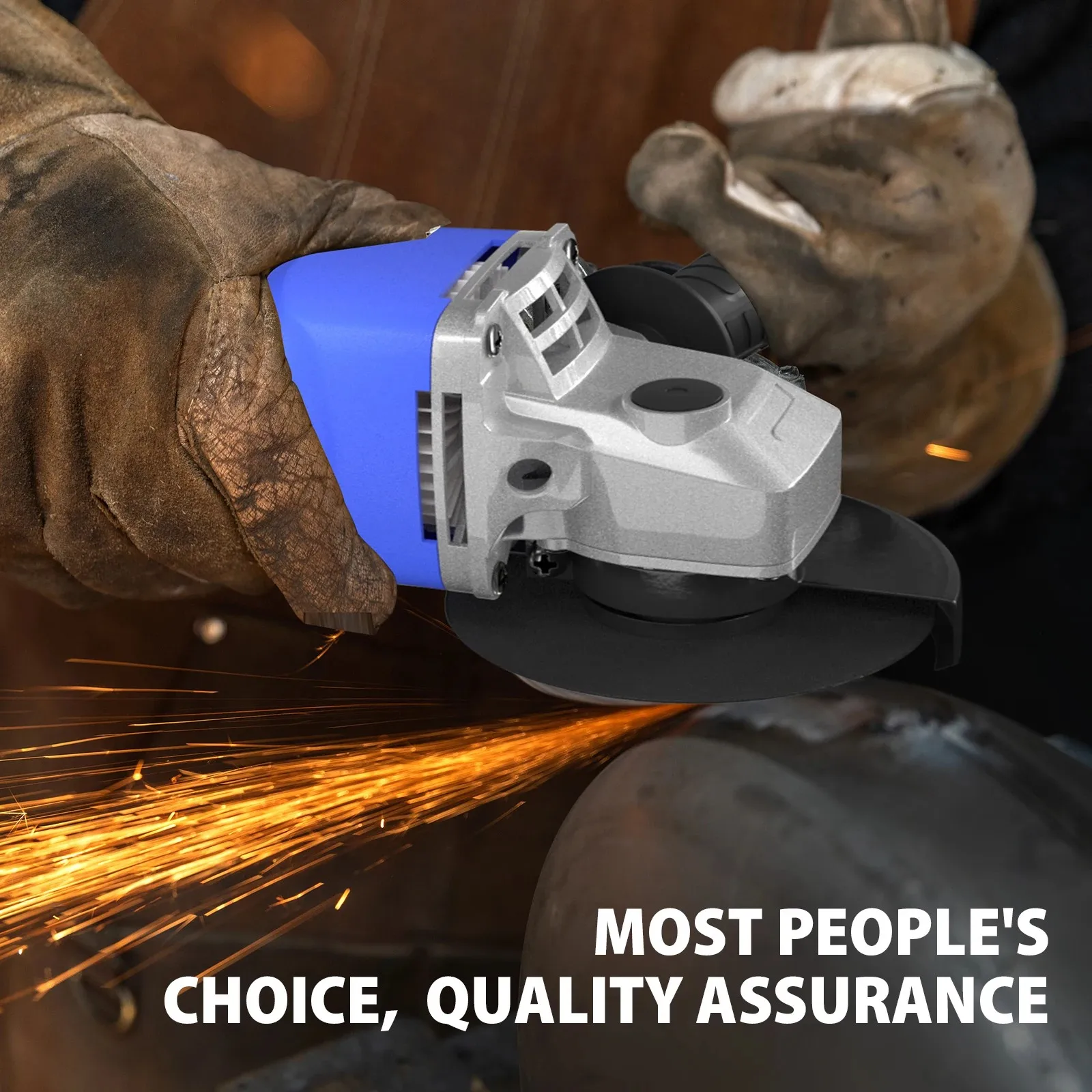 High Performance Professional Corded 900W Angle Grinder 12000RPM Cutting Sanding Polishing Grinding 115mm Disc Precision Tool
