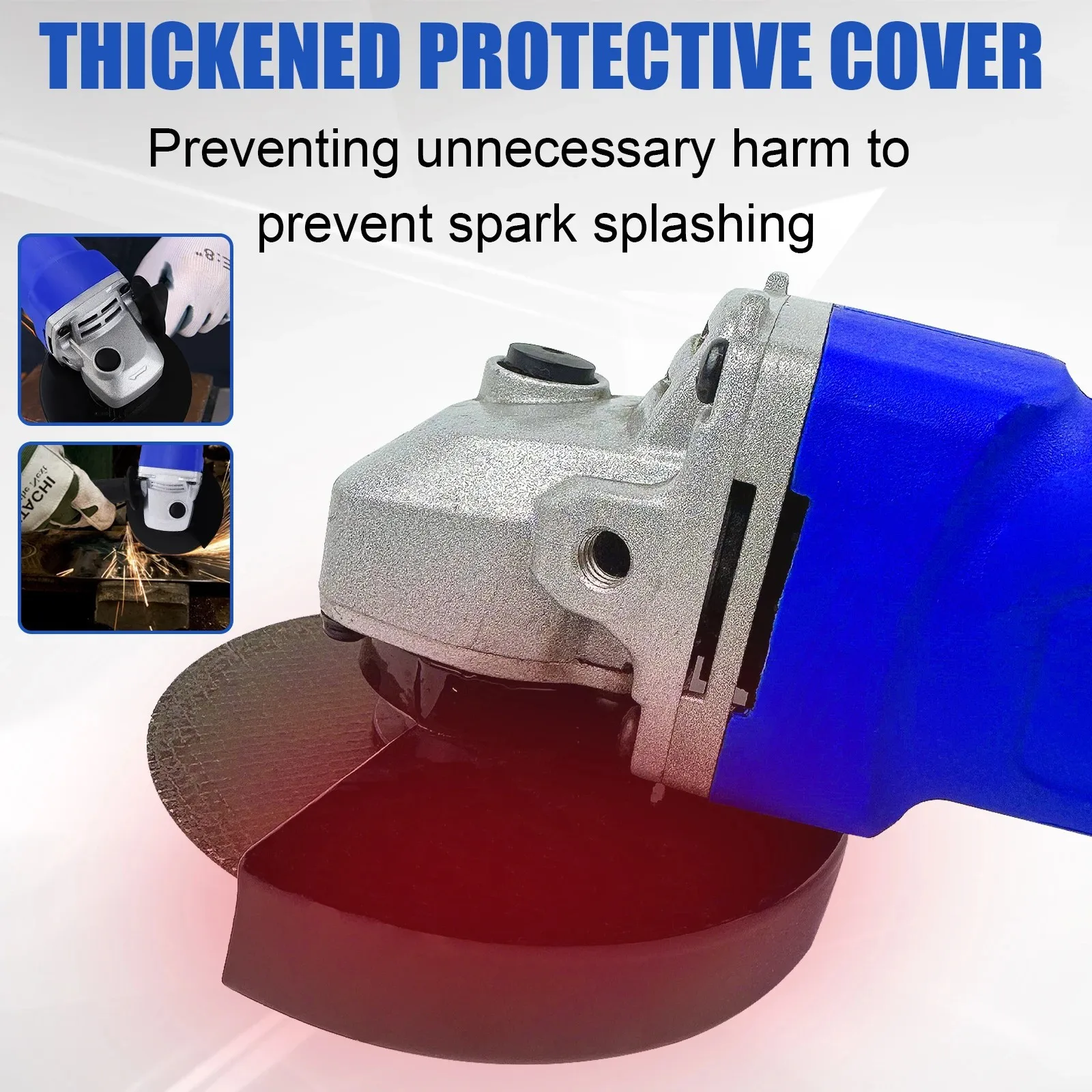 High Performance Professional Corded 900W Angle Grinder 12000RPM Cutting Sanding Polishing Grinding 115mm Disc Precision Tool