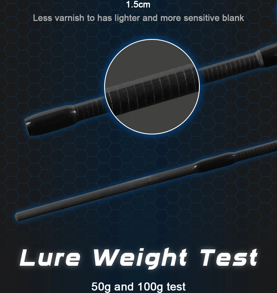 MIFINE Nano Jig Spinning Rod Ultra-lightweight Fishing Rod 1.68m/1.83m 0.5-2g Fast Action for Bass Trout Saltwater Freshwater