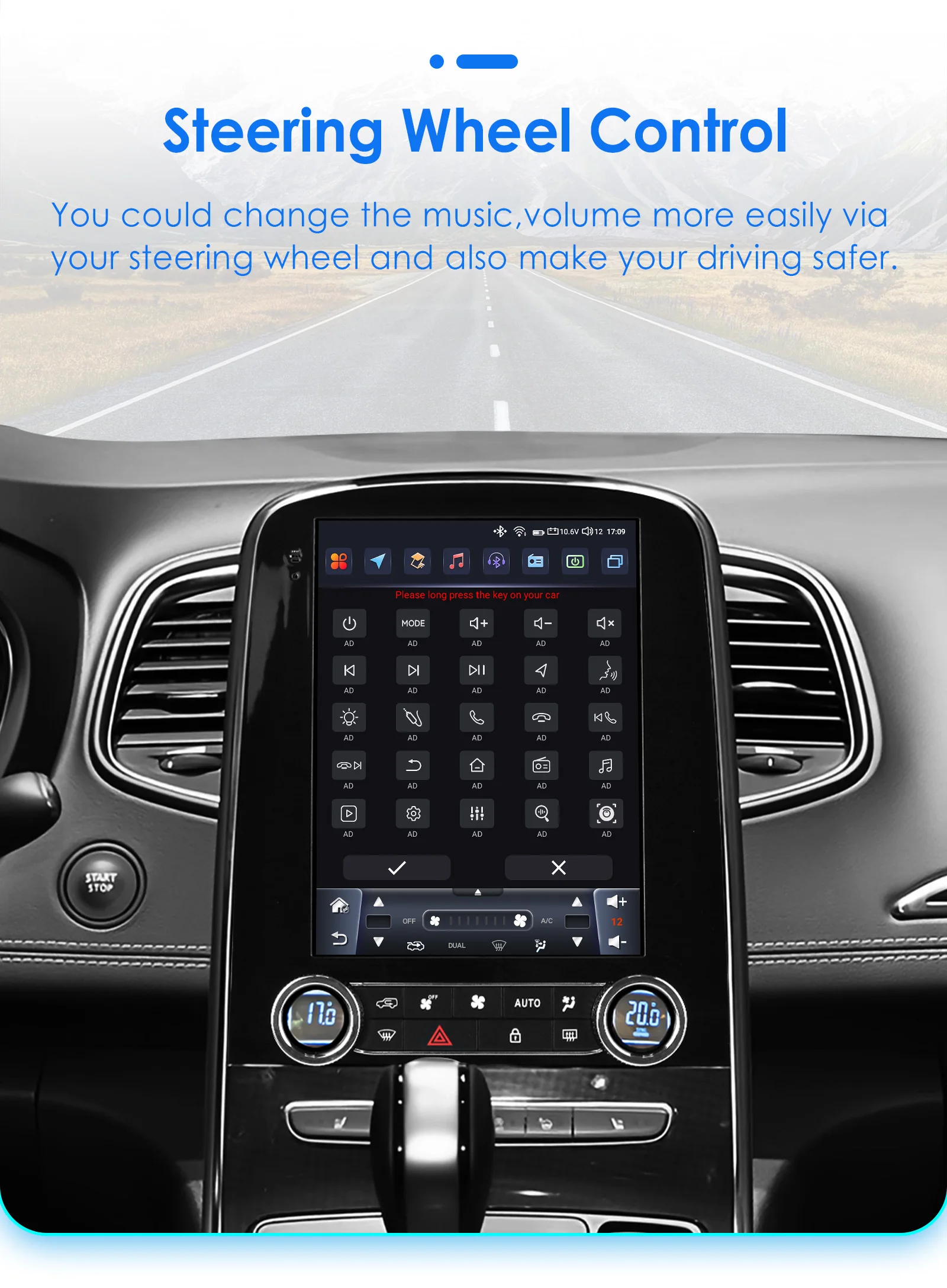 9.7'' Android 13 Car Multimedia GPS Player For Renault Scenic 2013 - 2024 Carplay 4G-LET Tesla Style 2din Autoradio 360Camera