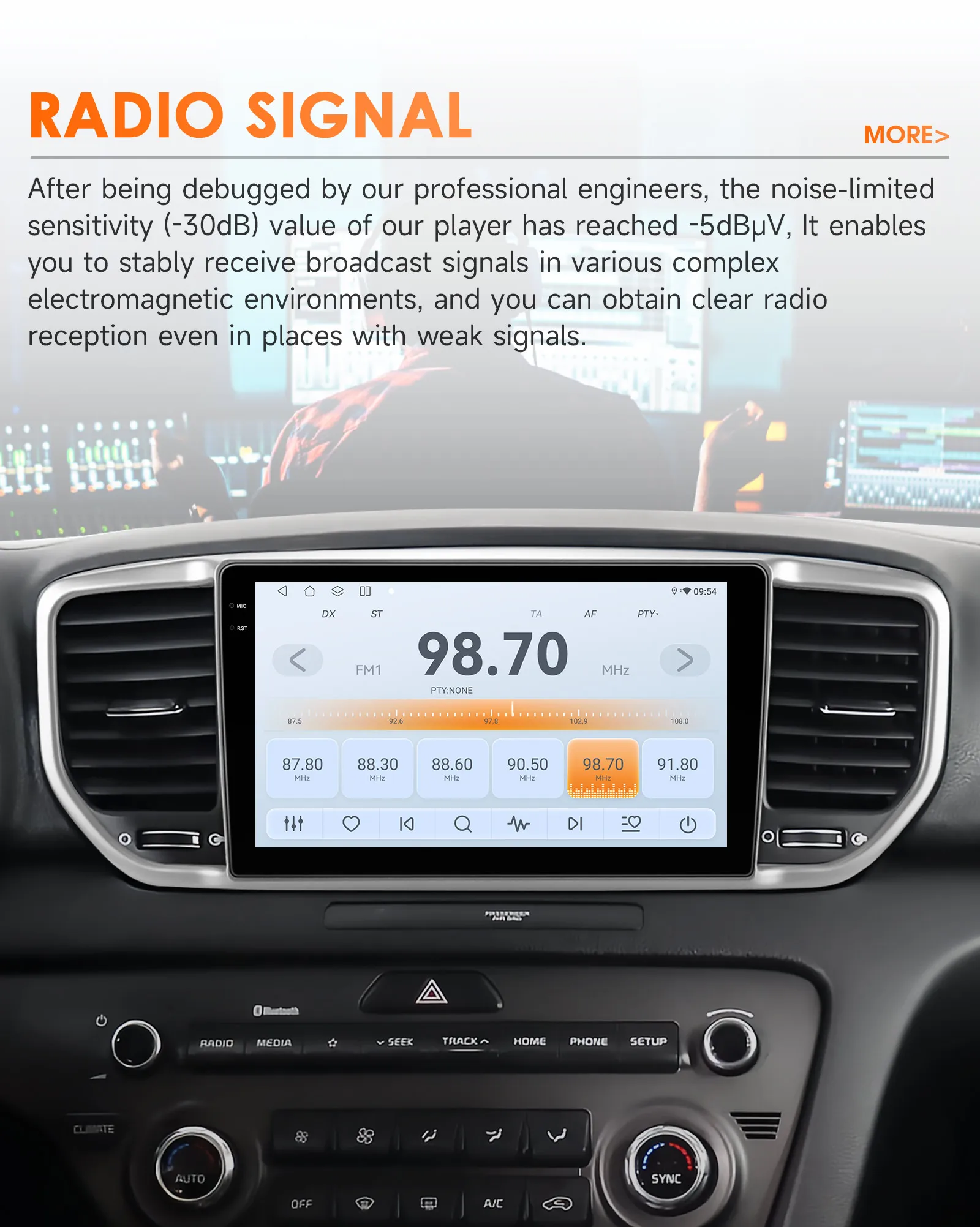Hizpo 9inch AI Voice Car Radio For Kia Sportage 4 QI KX5 2018 - 2021 Carplay 2din GPS Navi Stereo Android Auto Multimedia Player