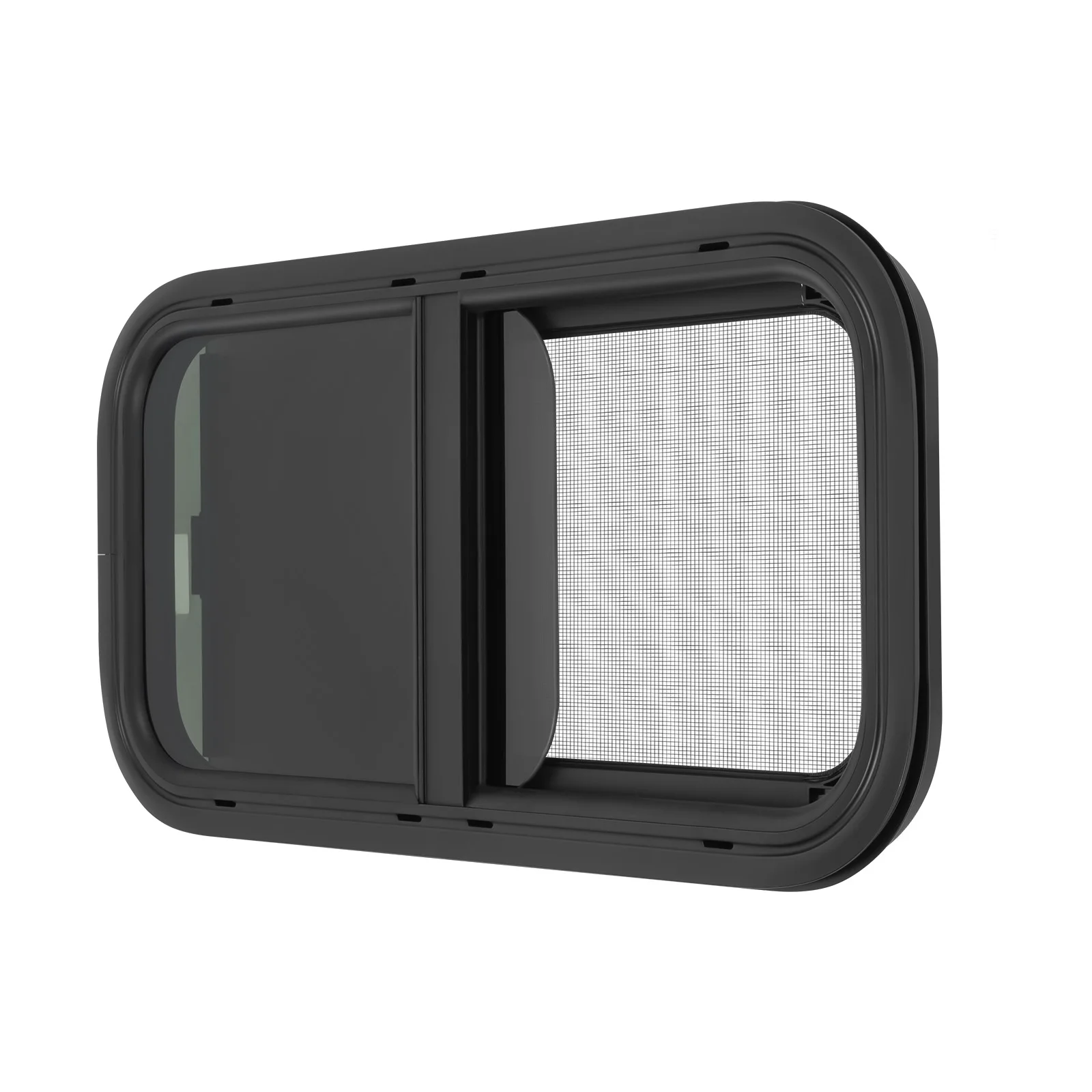 RV Window Caravan Window| Tempered Glass Universal Camper Travel Trailer Sliding Window|27.56*15.75inch