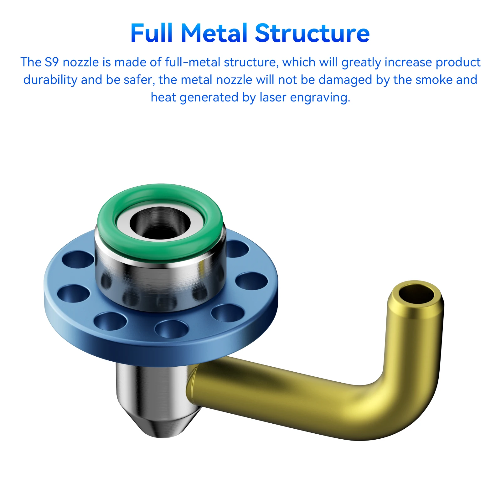SCULPFUN S9 Air Assist Nozzle Kit High Speed Air Assist Full Metal Structure Engraver Accessory