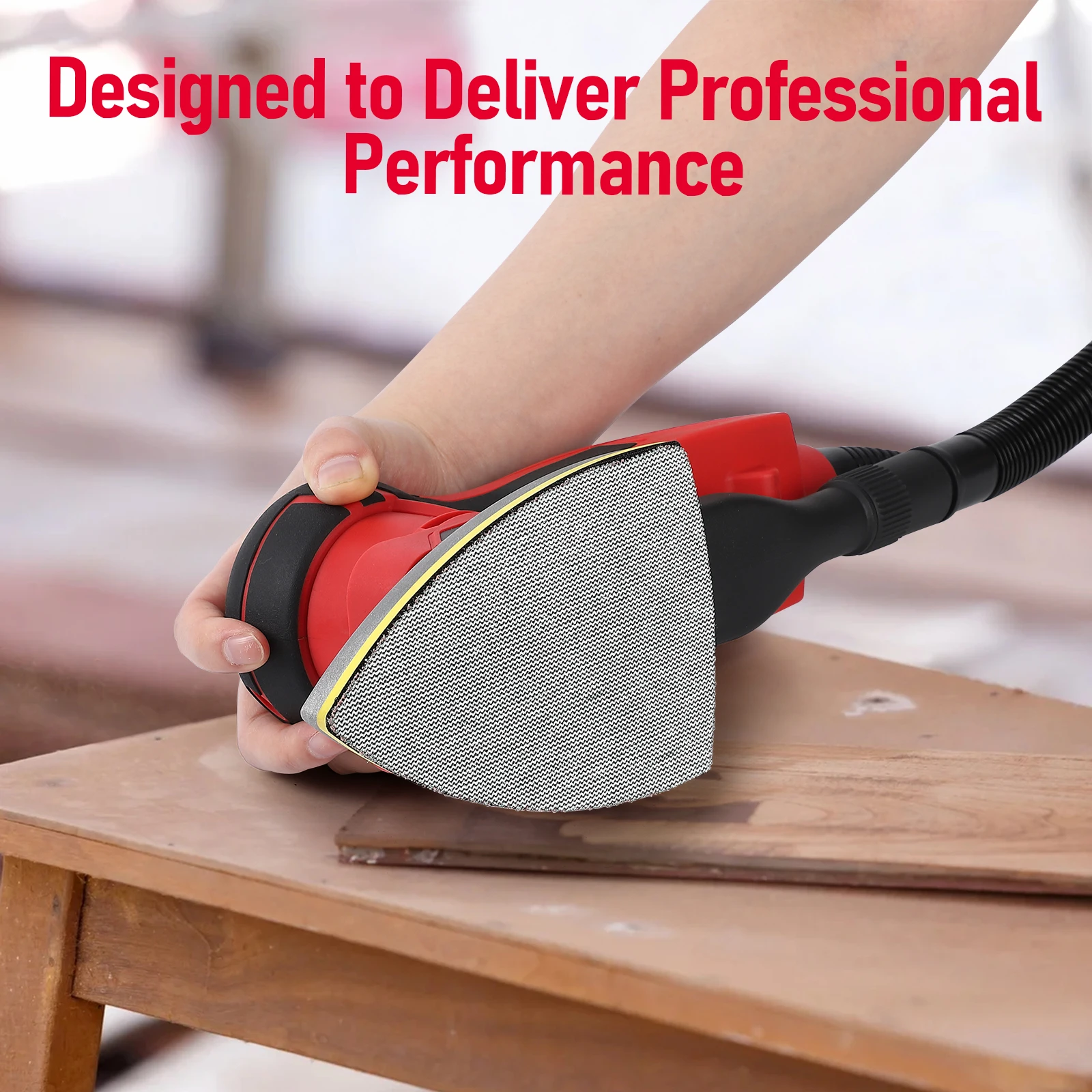 350W Electric Detail Sander with 12 Sanding Paper Brushless Motor Mouse Sander Powerful 10000 RPM For Wood Working Polishing