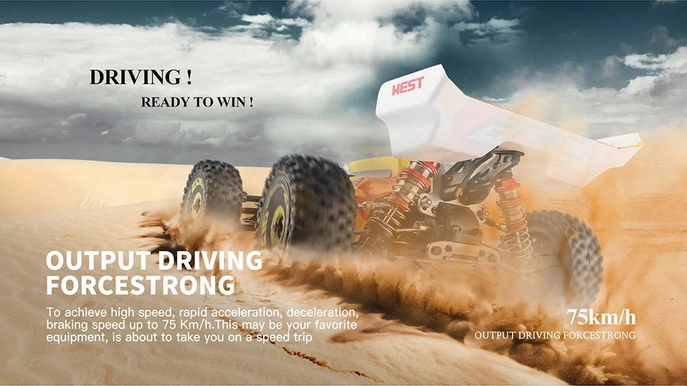 Wltoys 144010 Brushless Motor 1/14 2.4G 4WD 75km/h Brushless Motor High Speed Racing  RC Car Vehicle Models