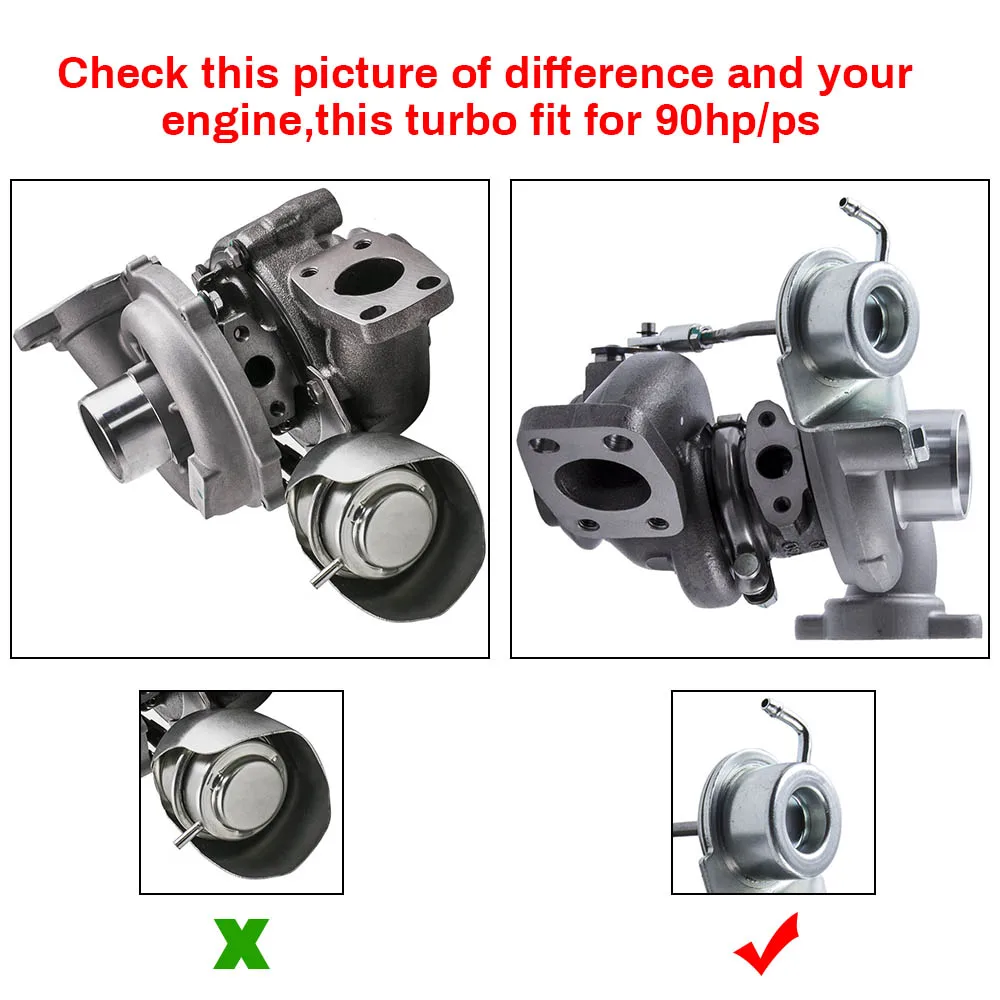 Turbocharger for Citroen C3 C4 FORD FOCUS C-MAX 1.6HDI 4917307504 balanced Turbo