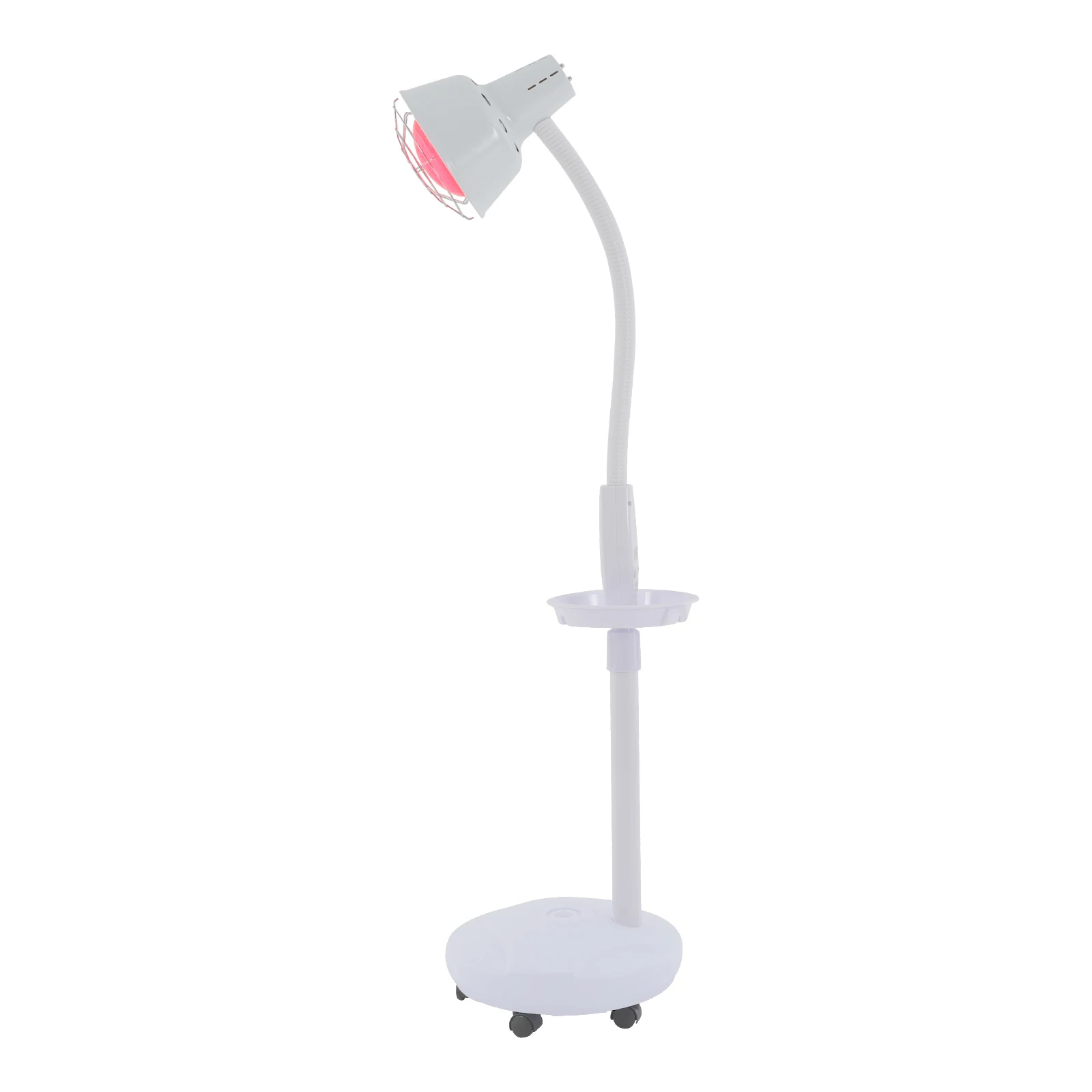 275W Heat Lamp w/Remote, Heat Light Therapy Bulb Muscle Pain Relief Therapeutic Lamp w/ Adjustable base and Timer