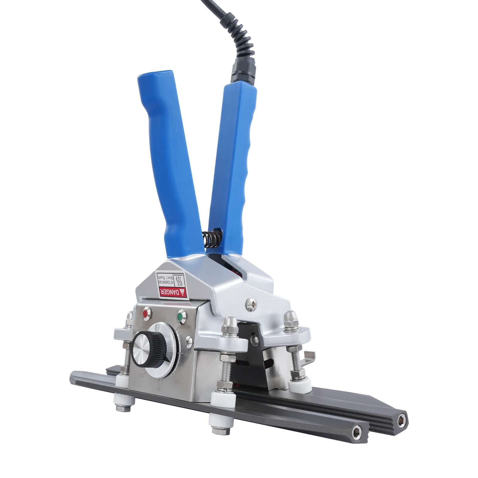 12 Inch Sealing Machine Black/Blue Portable Sealer Heat Seal Machine Hand Held Crimp Sealer for Plastic Poly Cookie Bags