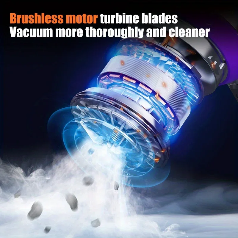 Portable Handheld Vacuum 13000Pa Cordless Car Vacuum Cleaner With Brushless Motor, 4 In 1 For Keyboard, Home, Pet And Car