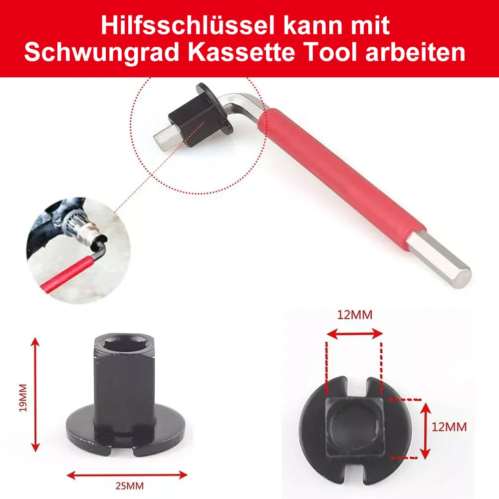 [EU Stock] 44pc Bicycle Repair Tools Bike Repair Sets Chain Breaker Cutter Crank Puller Flywheel Removal Bike Wrench Fix Tool