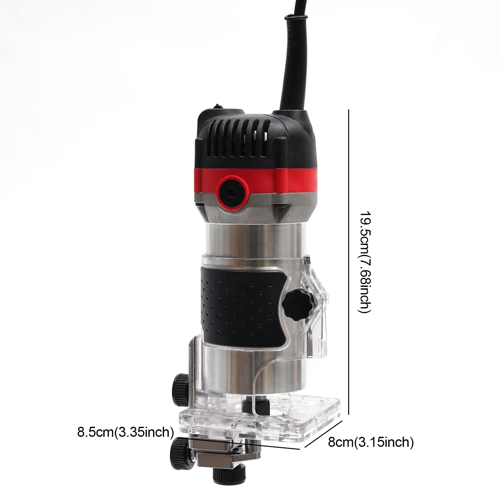 Electrical Hand Trimmer Compact Router Wood Laminator Palm Router Small Light Woodworking Cutting Palmming Tool