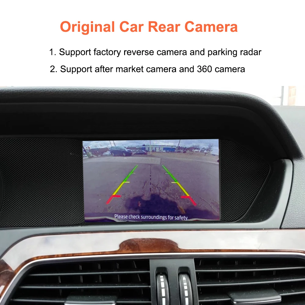 Bonroad Wireless Carplay Android Auto Decoder Box for Mercedes Benz a B C E Class Cla Gla Glk Slk Cls ml Gl Ntg4.5 System Module
