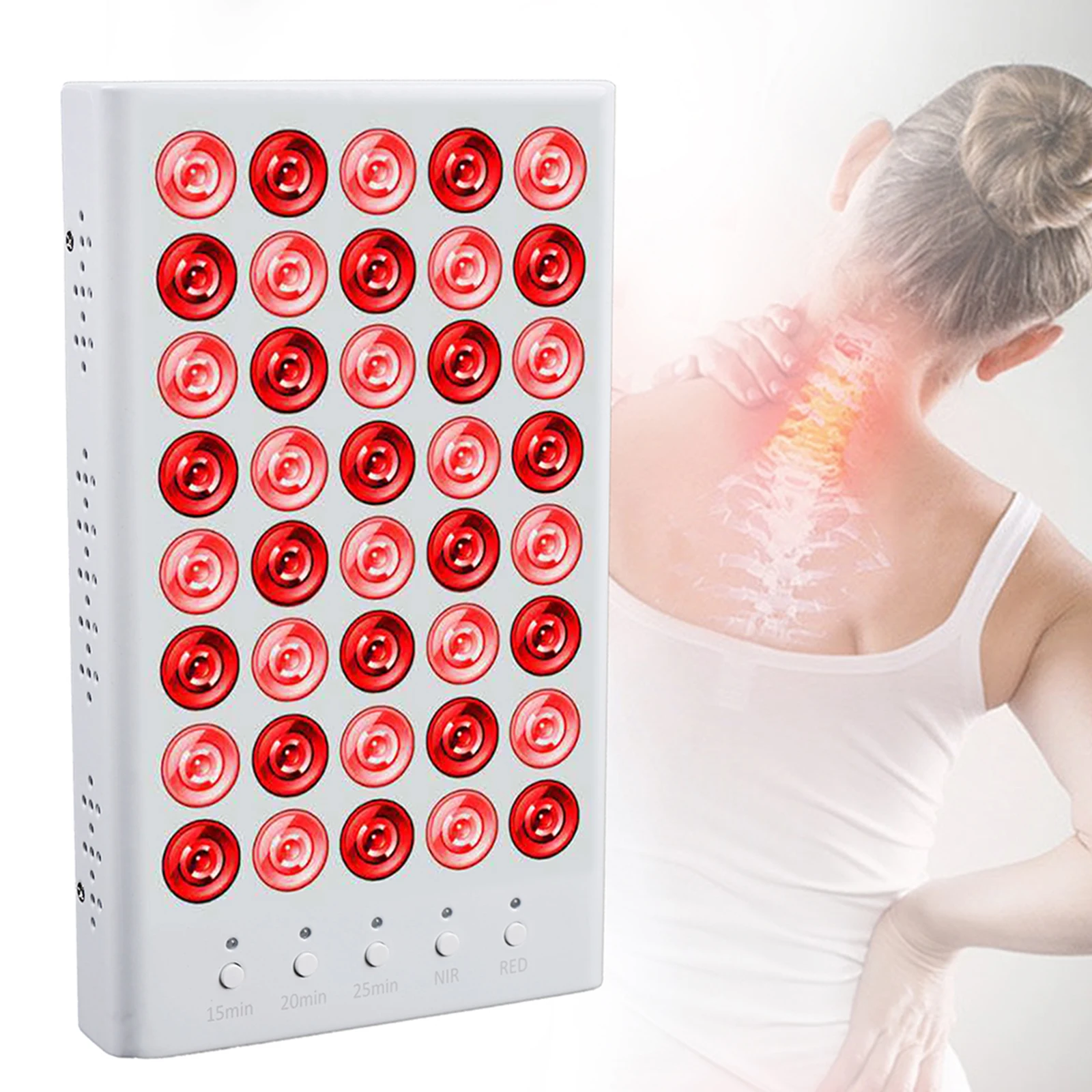 Infrared Lamp 40 LED Infrared Red Light 200W DC 24V Infrared Light Panel for Skin and Pain Relief