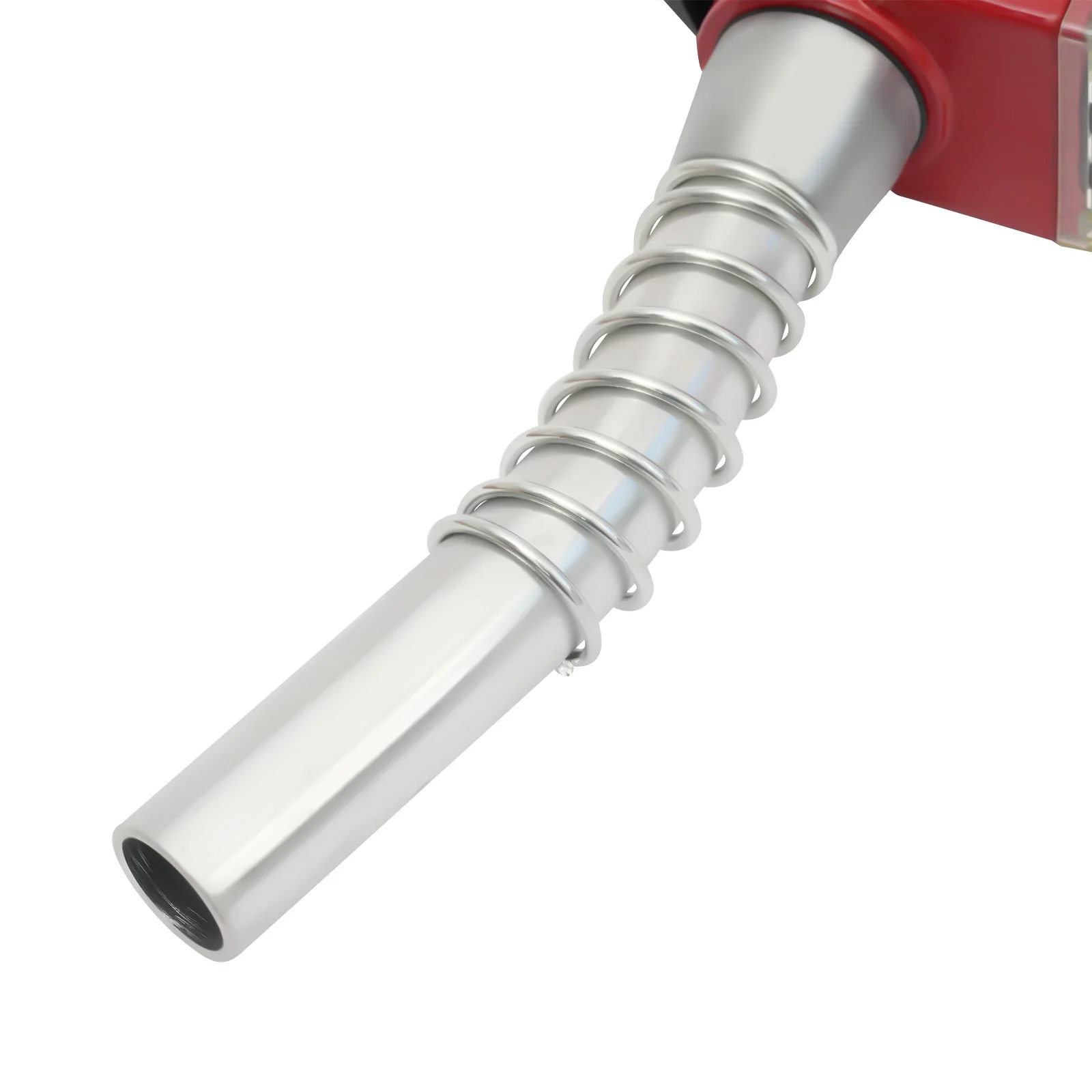 Red Aluminum Alloy AC-15A Fuel Gun 1-Inch Oil Gun Nozzle 1.5m Flow Range To Fill Diesel, Kerosene, And Gasoline For Factories