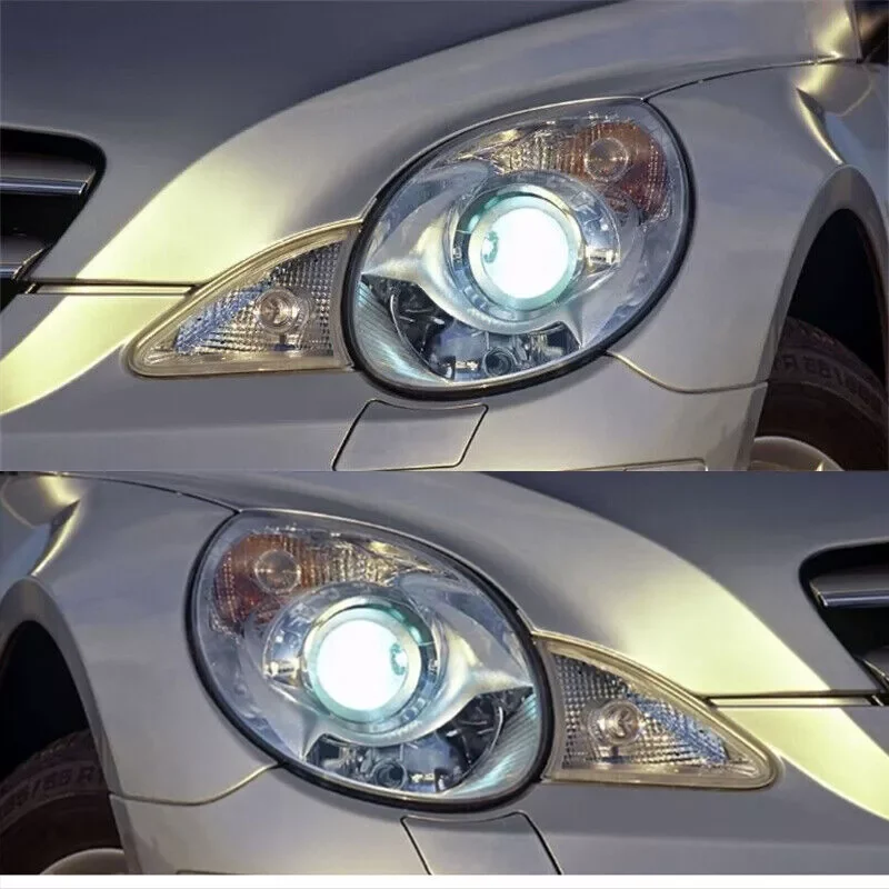 Left Right Headlight Lens Shell For Mercedes-Benz R-Class W251 R350 R500 Petrol MPV V251 2006 2007 2008 Headlamp Clear Lampshade
