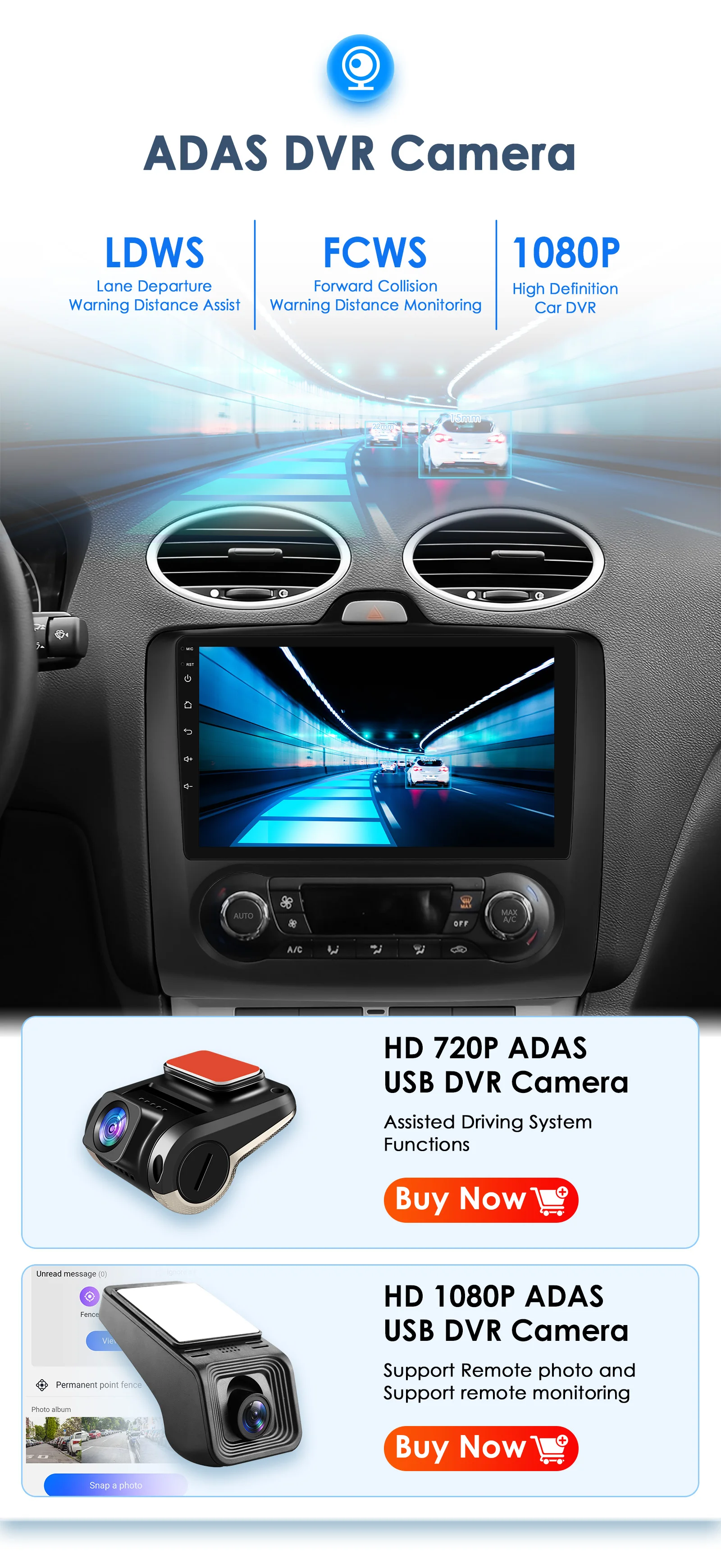 Hizpo 2Din 9inch Android13 Car Radio for Ford Focus 2 Mk2 2004 - 2011 Auto AC CarPlay GPS Navi BT 4G RDS DSP SWC UI8581 Headunit