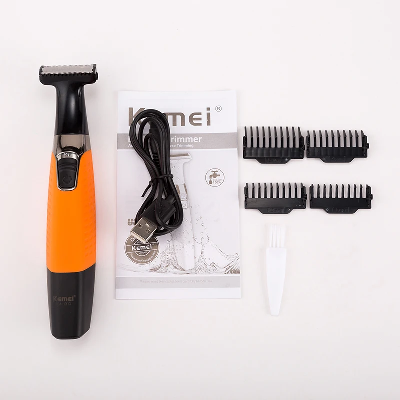 Kemei 1900 Rechargeable Electric Shaver Beard Shaver Electric Razor Body Trimmer Men Shaving Machine Hair Trimmer Face Care