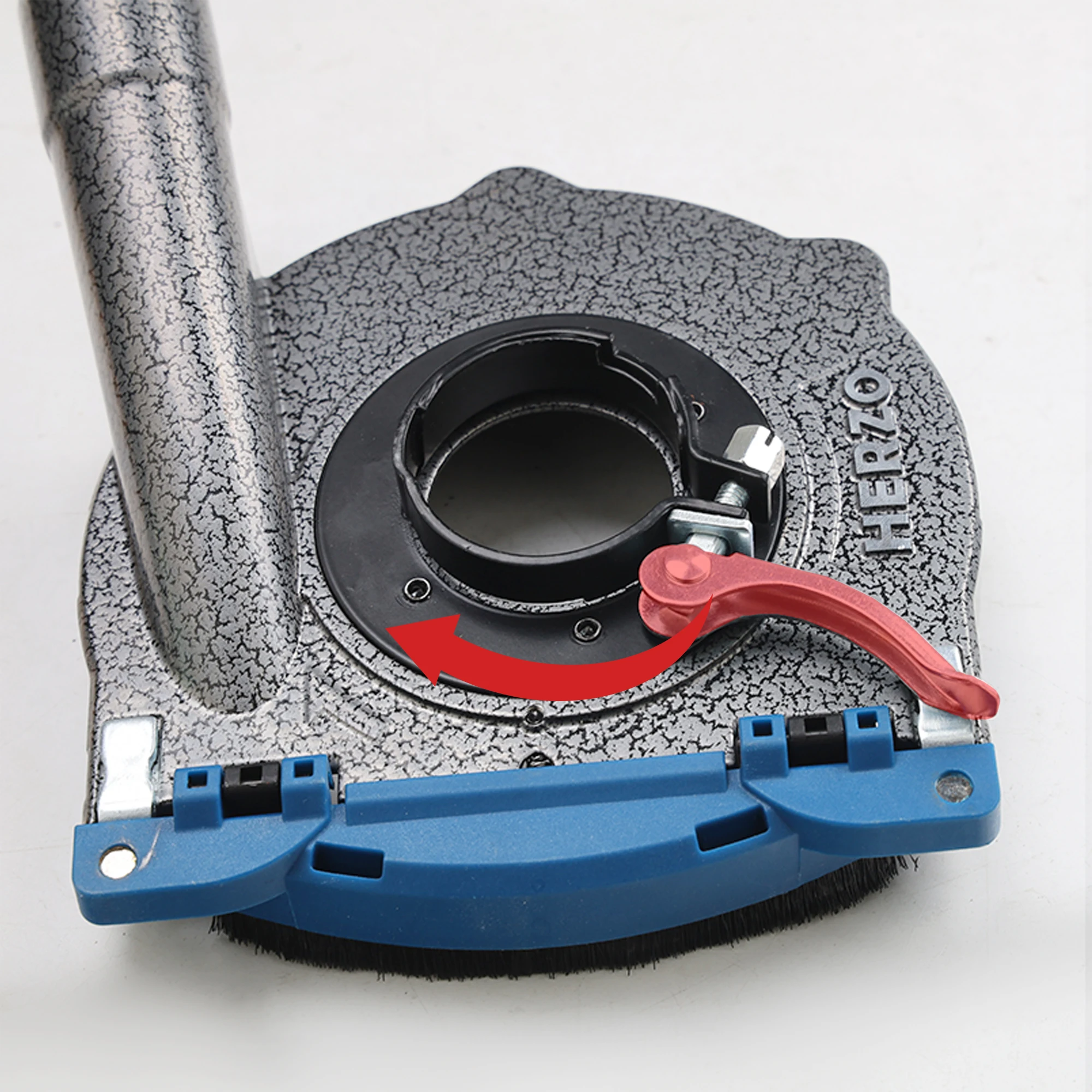 HERZ0 5inch Aluminum Dust Shroud with a Diamond Grinding Cup Wheel of Angle Grinder