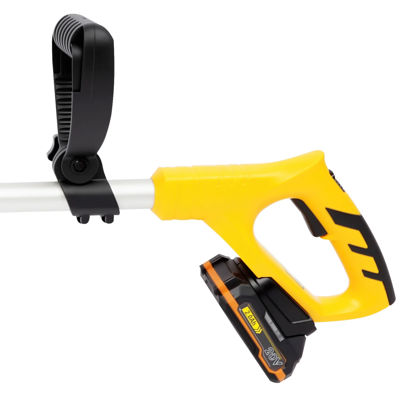 Handheld Cordless Electric Cultivator 250r/min Garden Cultivator Professional Portable Cultivator with Extendable Pole+Indicator