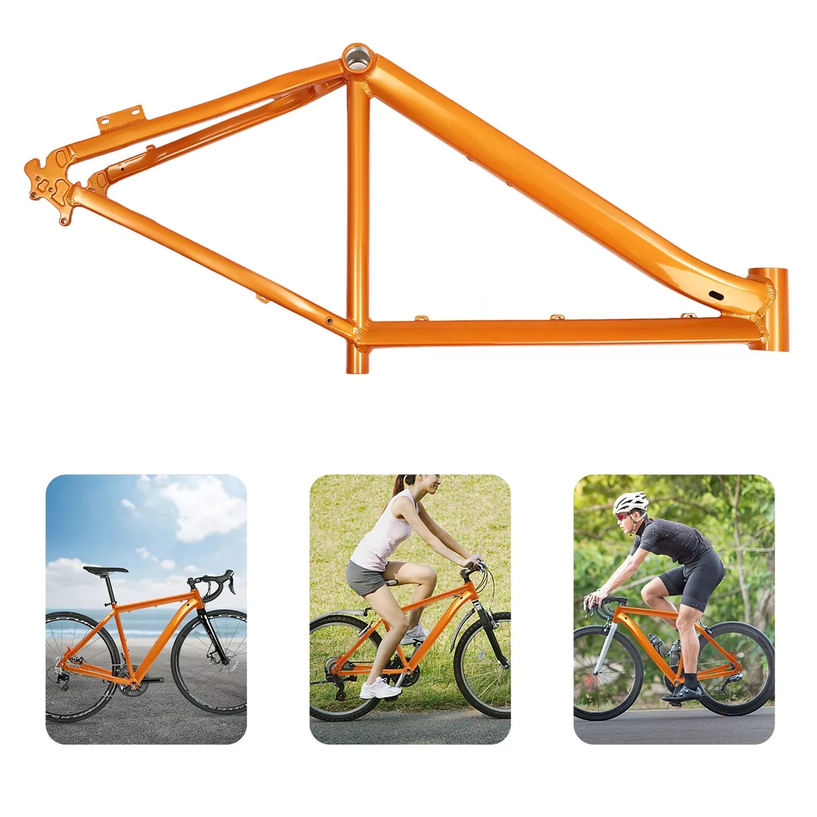 Alu Fahrradrahmen Mountainbike Rahmen Aluminiumlegierung Fahrradrahmen Haltbar Für 26-Zoll-Rädern