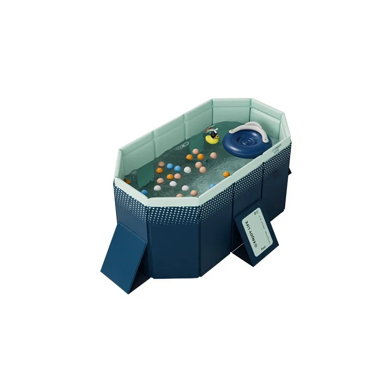 Family Pool Foldable Outdoor Large Swimming Pool Summer Water Party Non-Inflatable Swimming Pool for Outdoor Garden