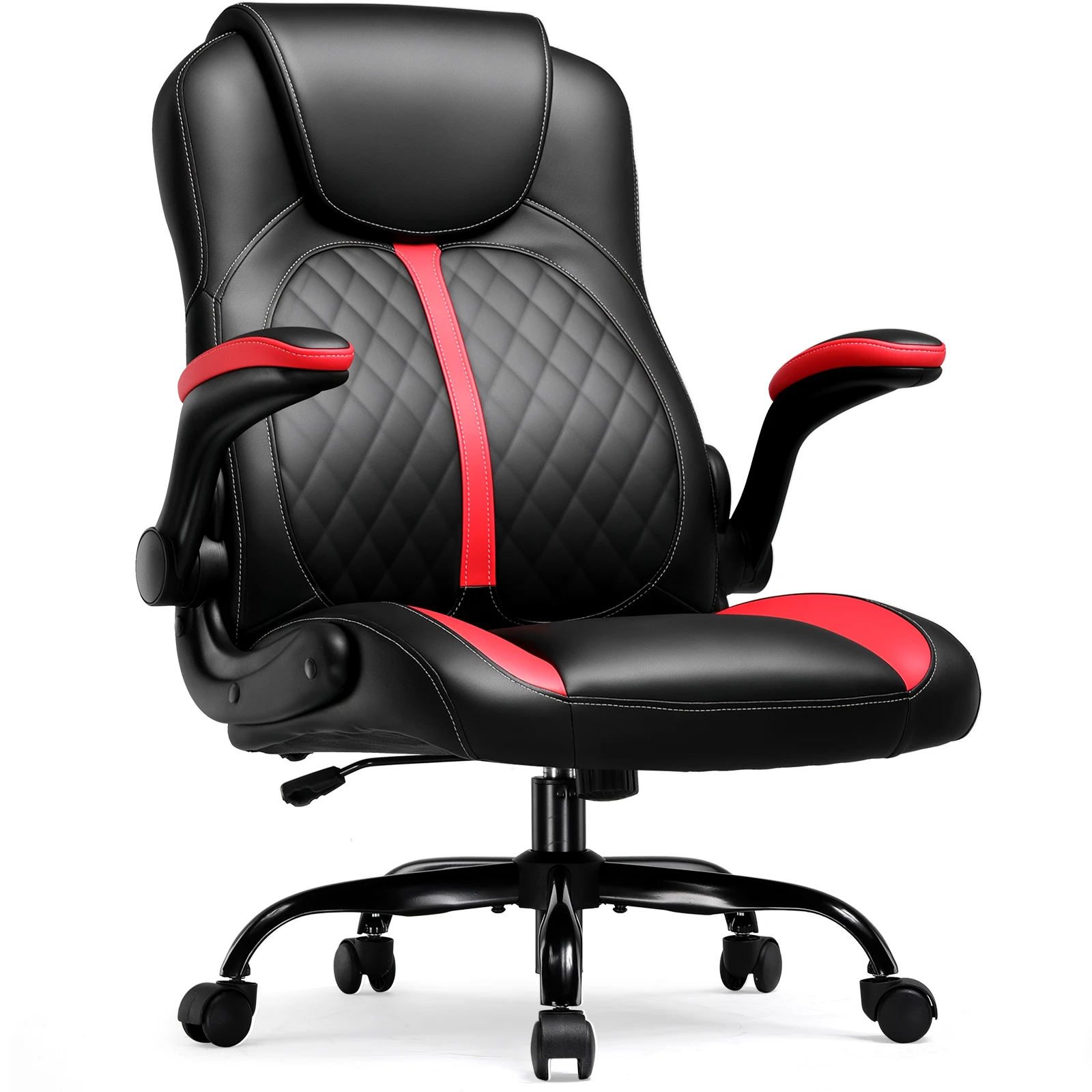 GTPLAYER Gaming chair with folding armrest, gamer chair with rocking function, Ergonomic computer gaming chair