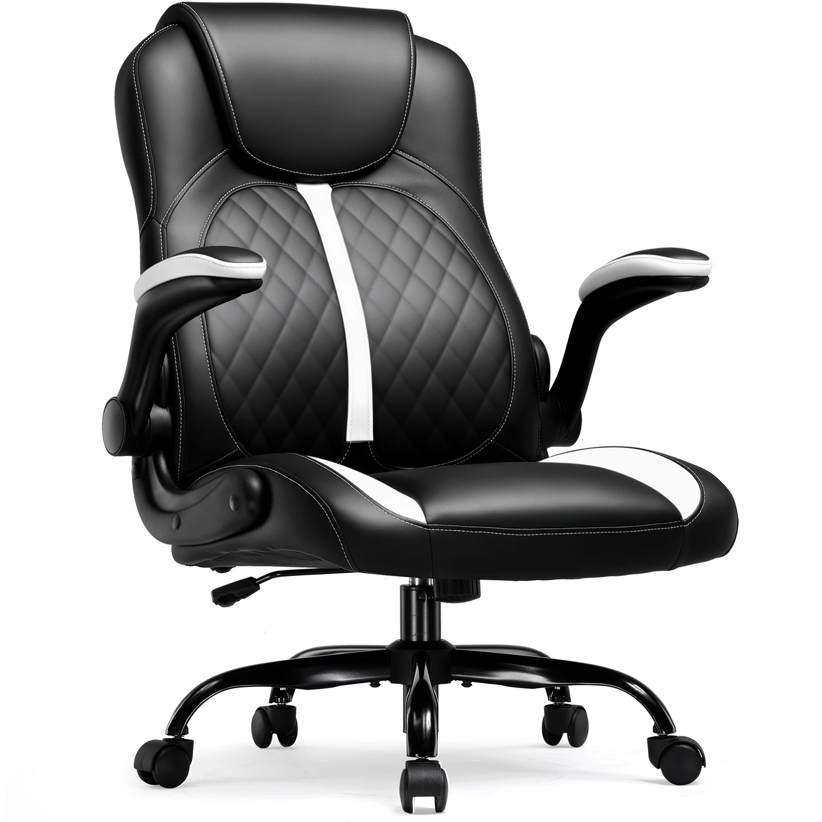 GTPLAYER Gaming chair with folding armrest, gamer chair with rocking function, Ergonomic computer gaming chair