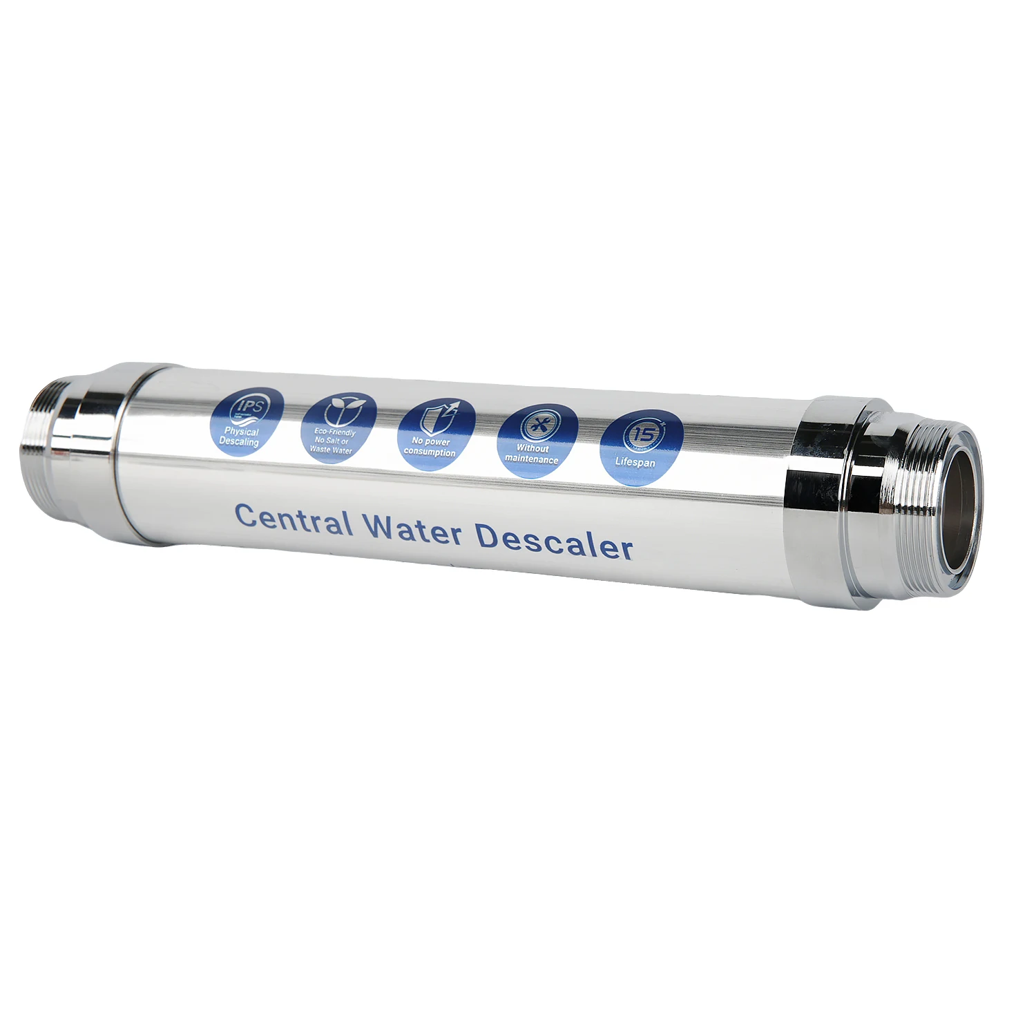 Whole House Salt-Free Water Softener Descaler System Scale Inhibitor Filter Anti Limescale Corrosion Hard Water Treatment 4T/H