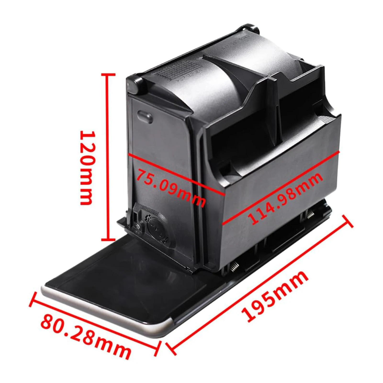 Ascher Ashtray Front LHD 5M1857309B for GOLF PLUS TIGUAN