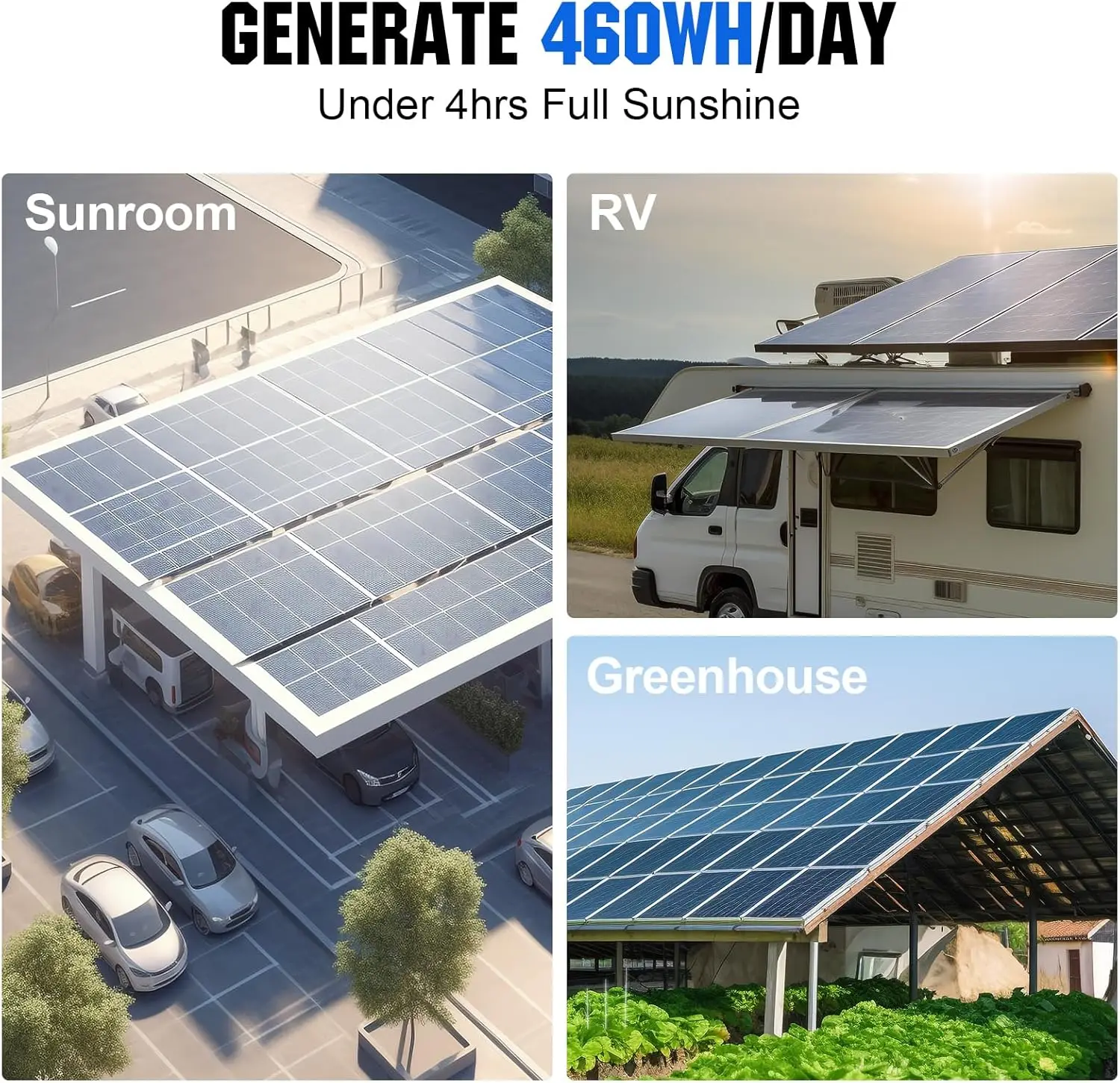 18V Glass Solar Panel 120W 240W Bifacial Solar Panels Monocrystaillne Solar Cell 12V/24V Battery Charger For Home Roof RV Boat