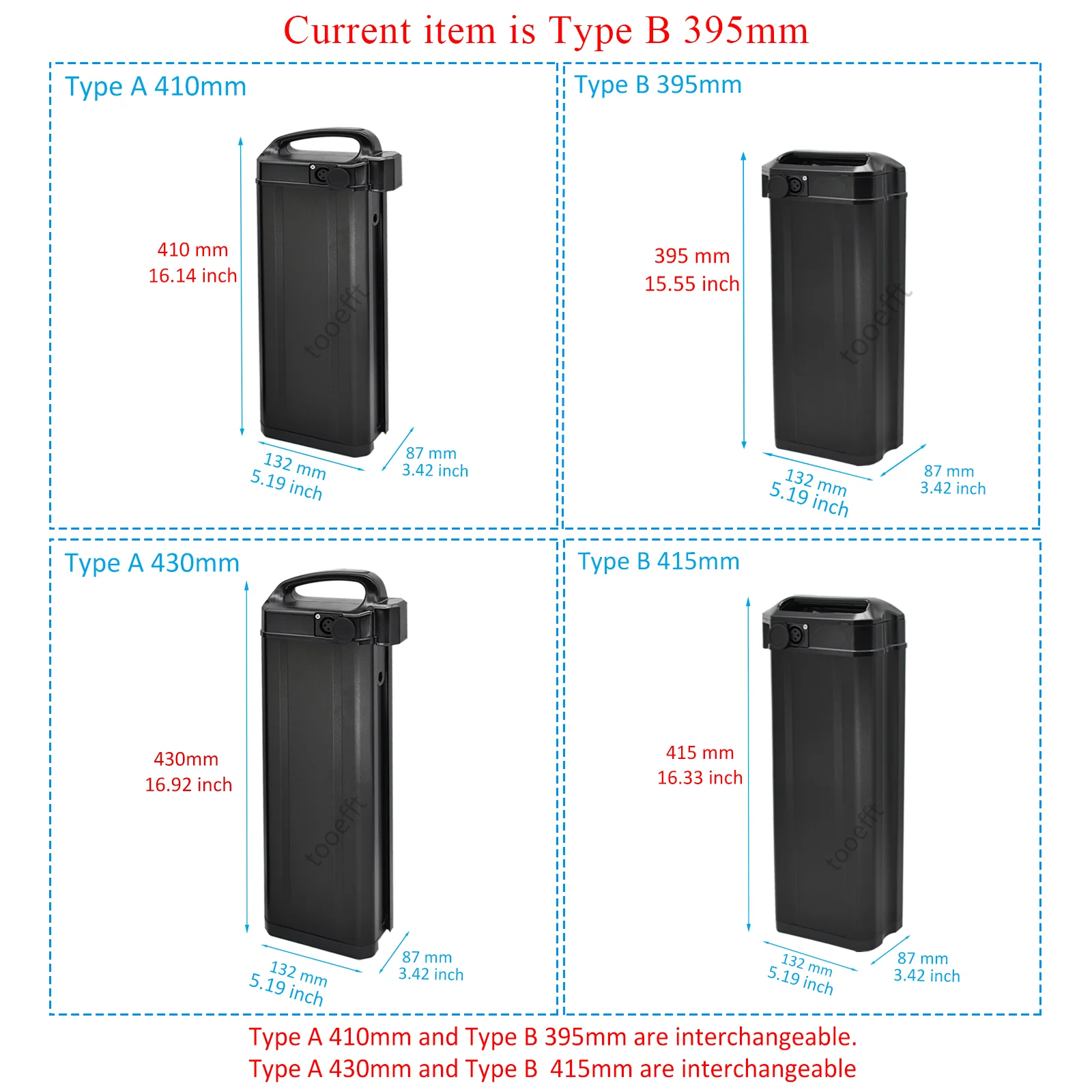 L395mm Electric Bicycle Lithium Battery 48V 20.8Ah 30Ah ebike Battery for fiido T1 pro fiido Q2 Polarna F10