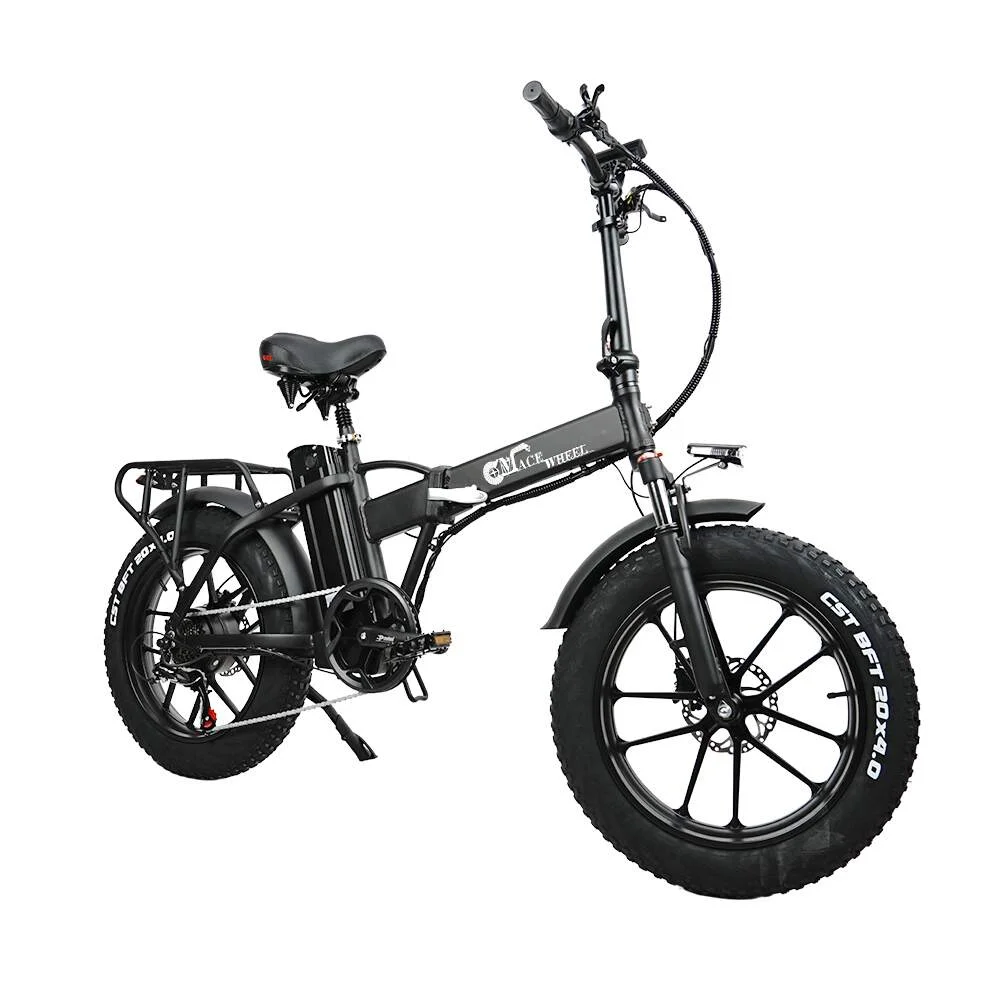 CMACEWHEEL GW20 48V18AH Lithium Battery Electric Bike Adult 20*4 Inch Fat Tire Mountain City Electric Bicycle