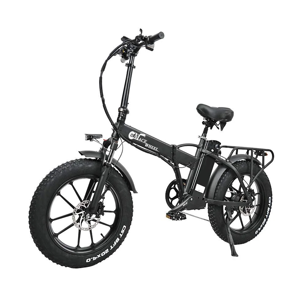 CMACEWHEEL GW20 48V18AH Lithium Battery Electric Bike Adult 20*4 Inch Fat Tire Mountain City Electric Bicycle