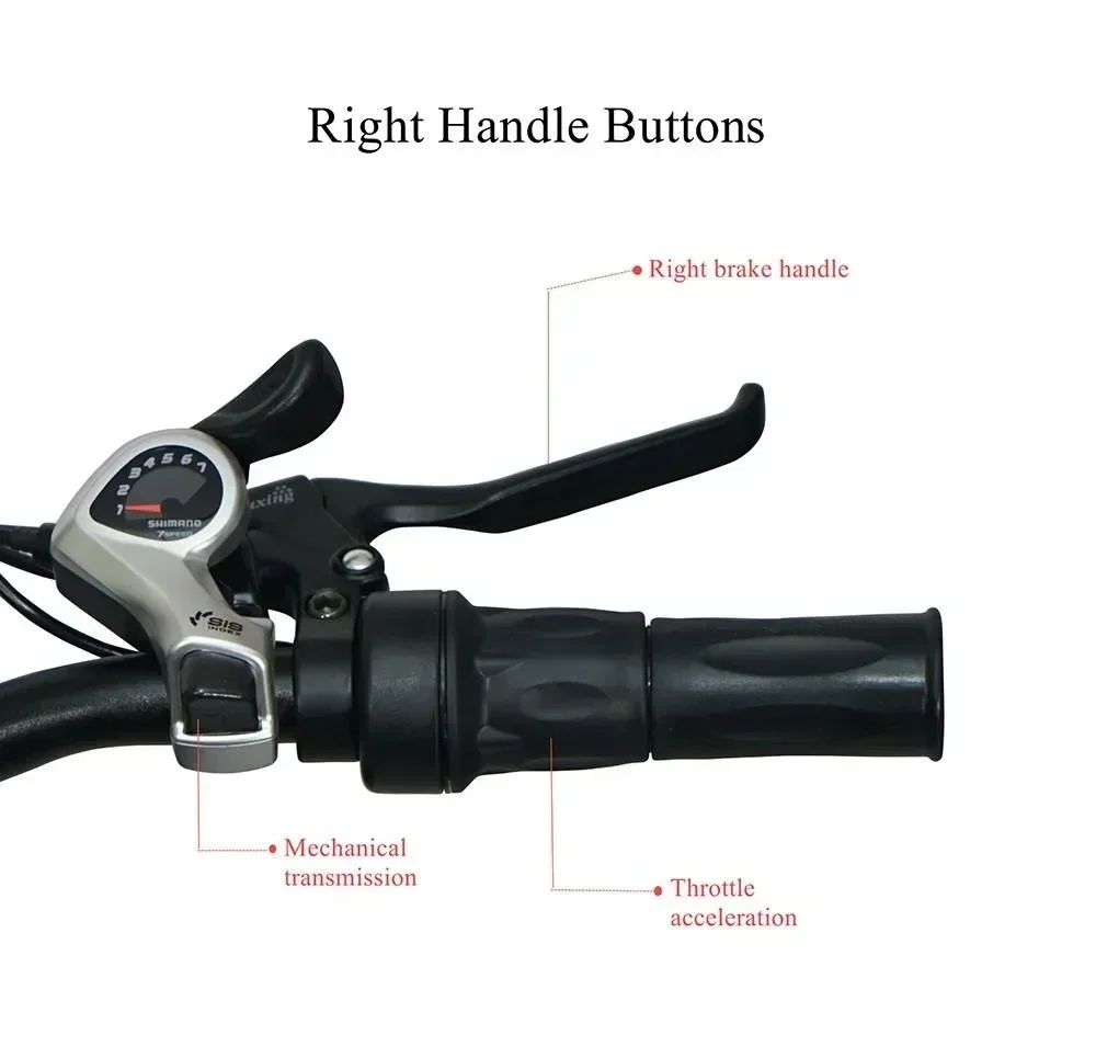 CMACEWHEEL GW20 48V18AH Lithium Battery Electric Bike Adult 20*4 Inch Fat Tire Mountain City Electric Bicycle