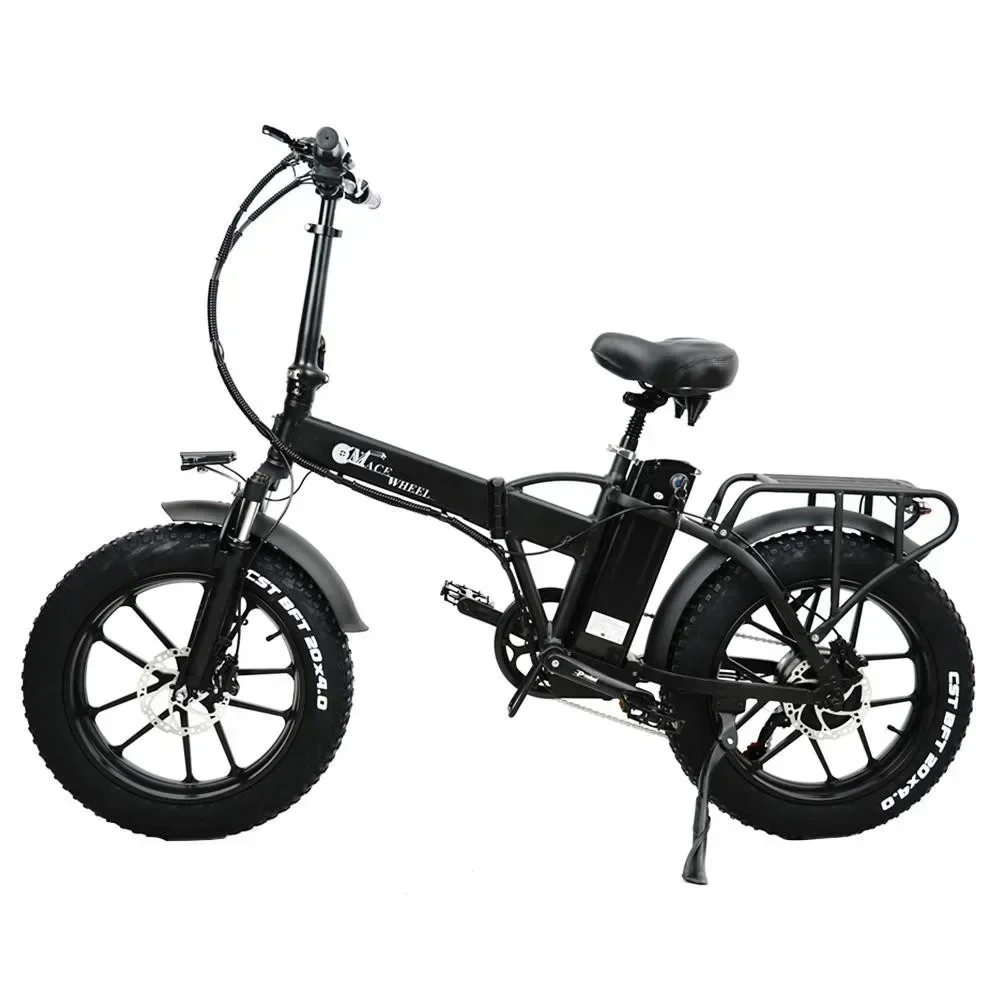 CMACEWHEEL GW20 48V18AH Lithium Battery Electric Bike Adult 20*4 Inch Fat Tire Mountain City Electric Bicycle