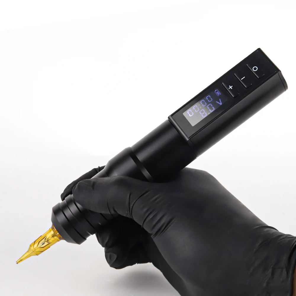 Kiss of Dragon Hunter Tattoo Machine Professional Coreless Motor Wireless Pen Set for Tattoo Artists and Beginners Kit