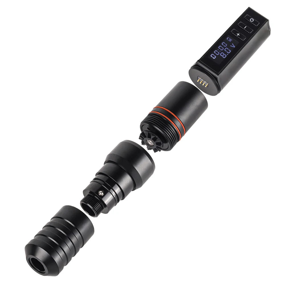 Kiss of Dragon Hunter Tattoo Machine Professional Coreless Motor Wireless Pen Set for Tattoo Artists and Beginners Kit