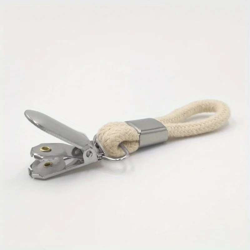 10 Pieces Tea Towel Clips with Loop Cotton Metal Cloth Hooks Hooks for Home Storage Kitchen Towel Hooks Rack