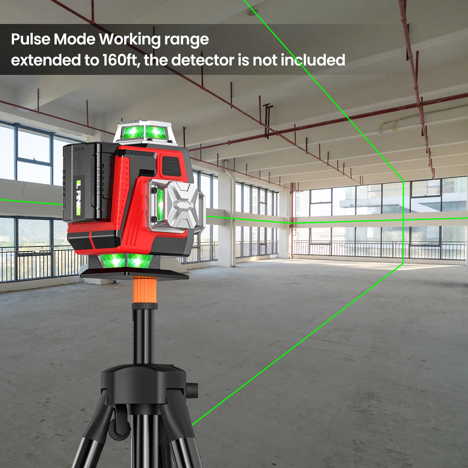 4D 16 Line 360° Self Leveling Laser Level With Tripod And Suitcase Horizontal And Vertical Professional Laser Level Tool