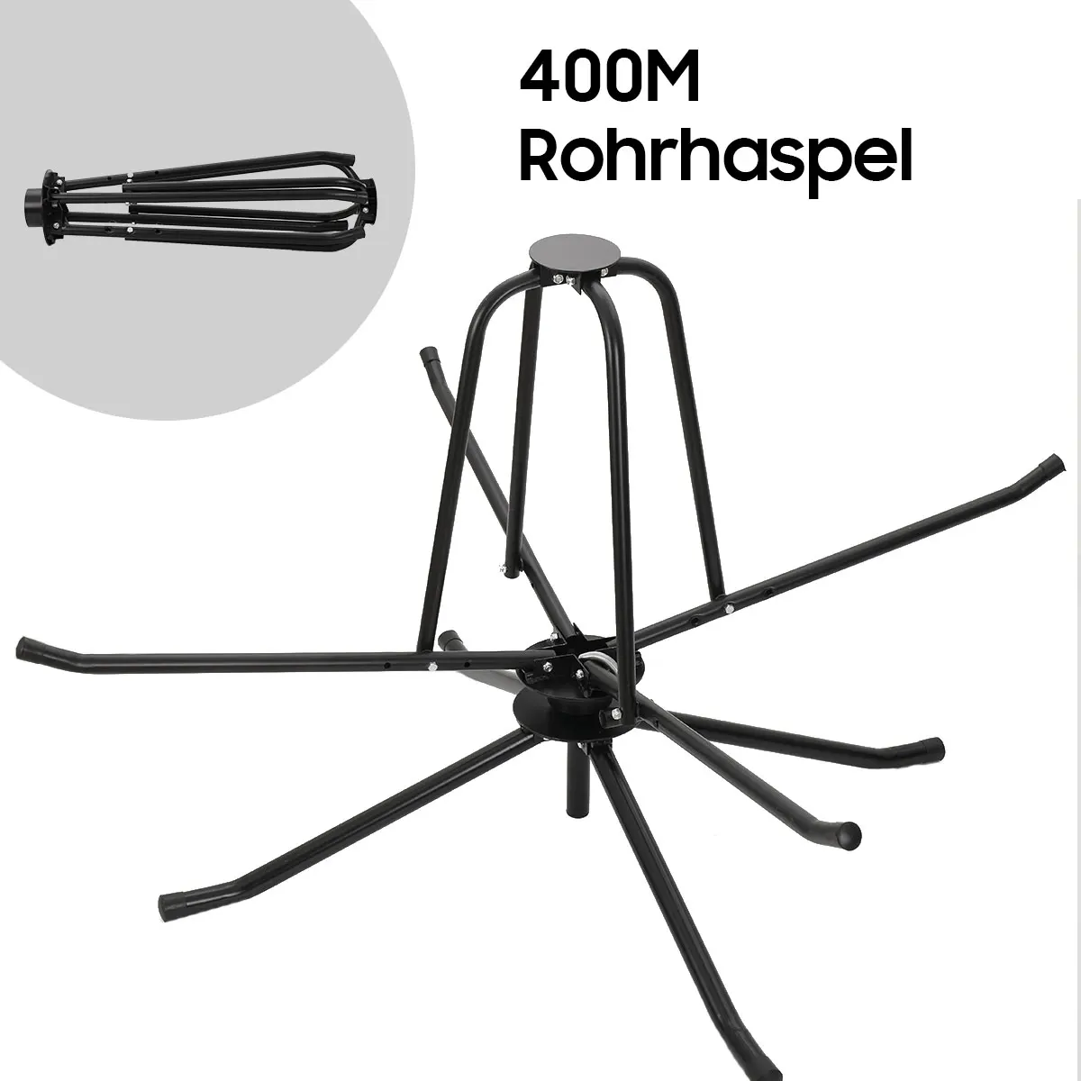 Pipe Reel Dispenser Rust-Resistant Heating Pipe Reel Decoiler Underfloor Heating System for Construction Sites/Factories