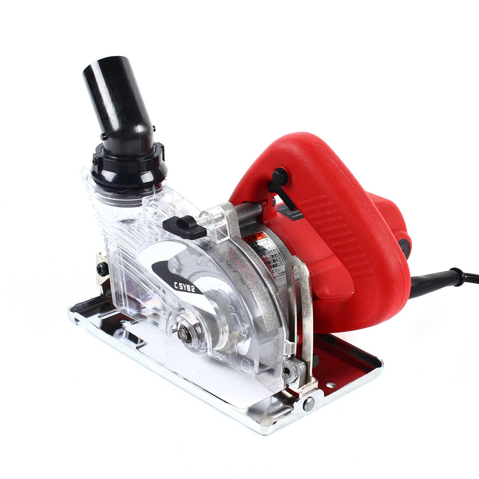 125MM Dust-free Cutter, Marble Cutter, Vacuum Cutting Saw, 1800W, Adjustable Cutting Depth (0-1.61 inches) and Angle (0-45°)