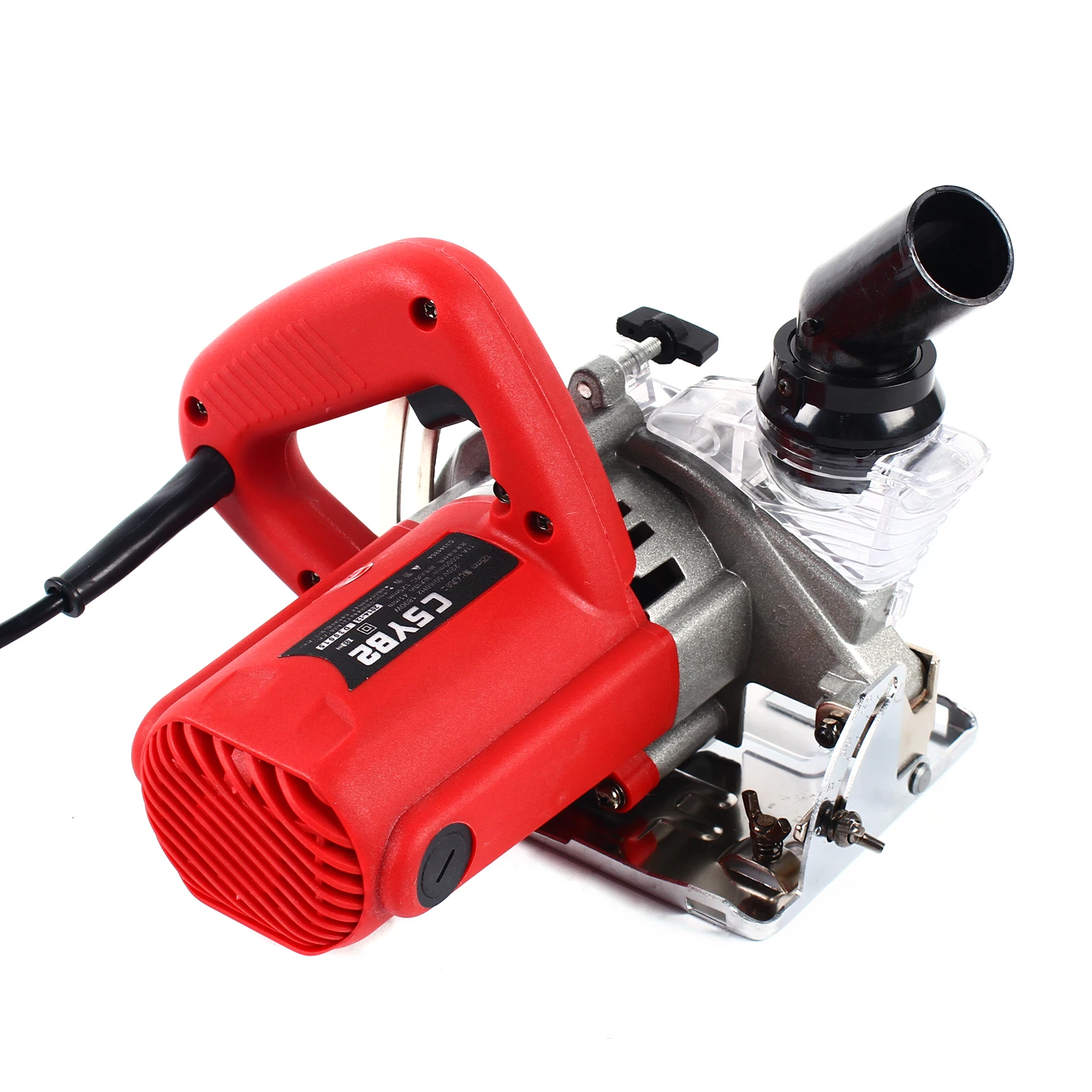 125MM Dust-free Cutter, Marble Cutter, Vacuum Cutting Saw, 1800W, Adjustable Cutting Depth (0-1.61 inches) and Angle (0-45°)