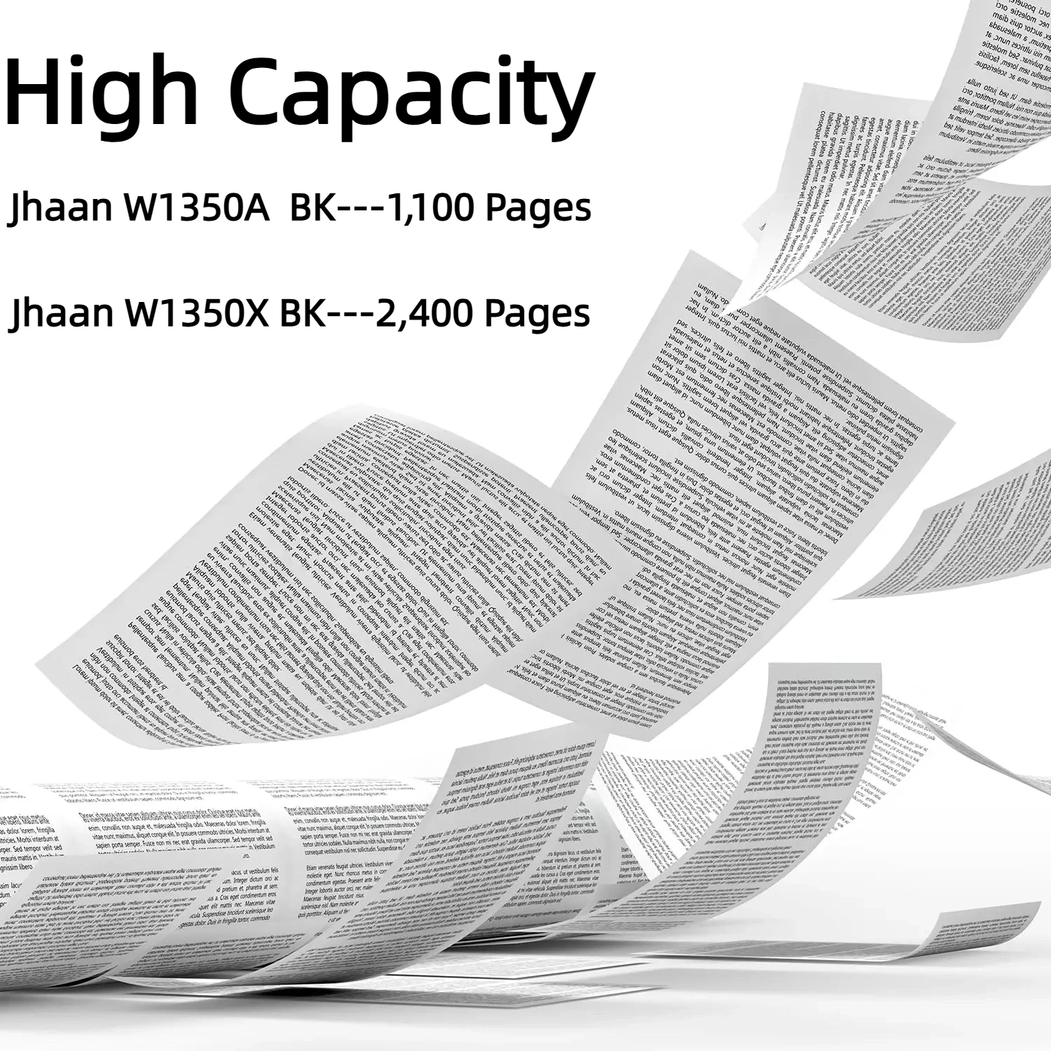 Jhaan 135A 135X Toner Replacement for HP 135A W1350A 135X W1350X Laserjet MFP M234dw M234sdw M234sdn M234dwn M209dw M209dwn