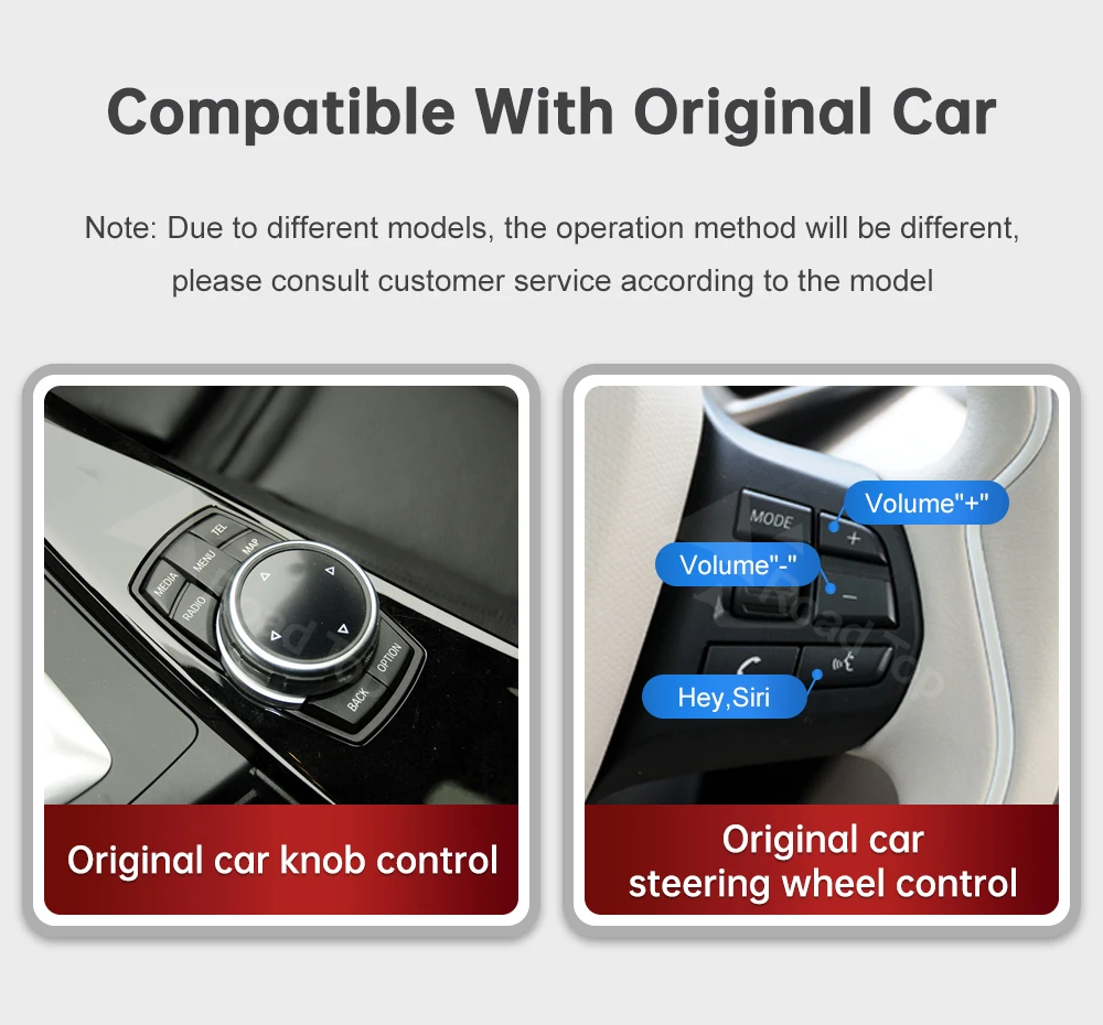 RoadTop Wireless CarPlay for BMW i3 I01 NBT EVO 2013-2020 With GPS Android Auto Mirror Link AirPlay CarPlay Autolink Function