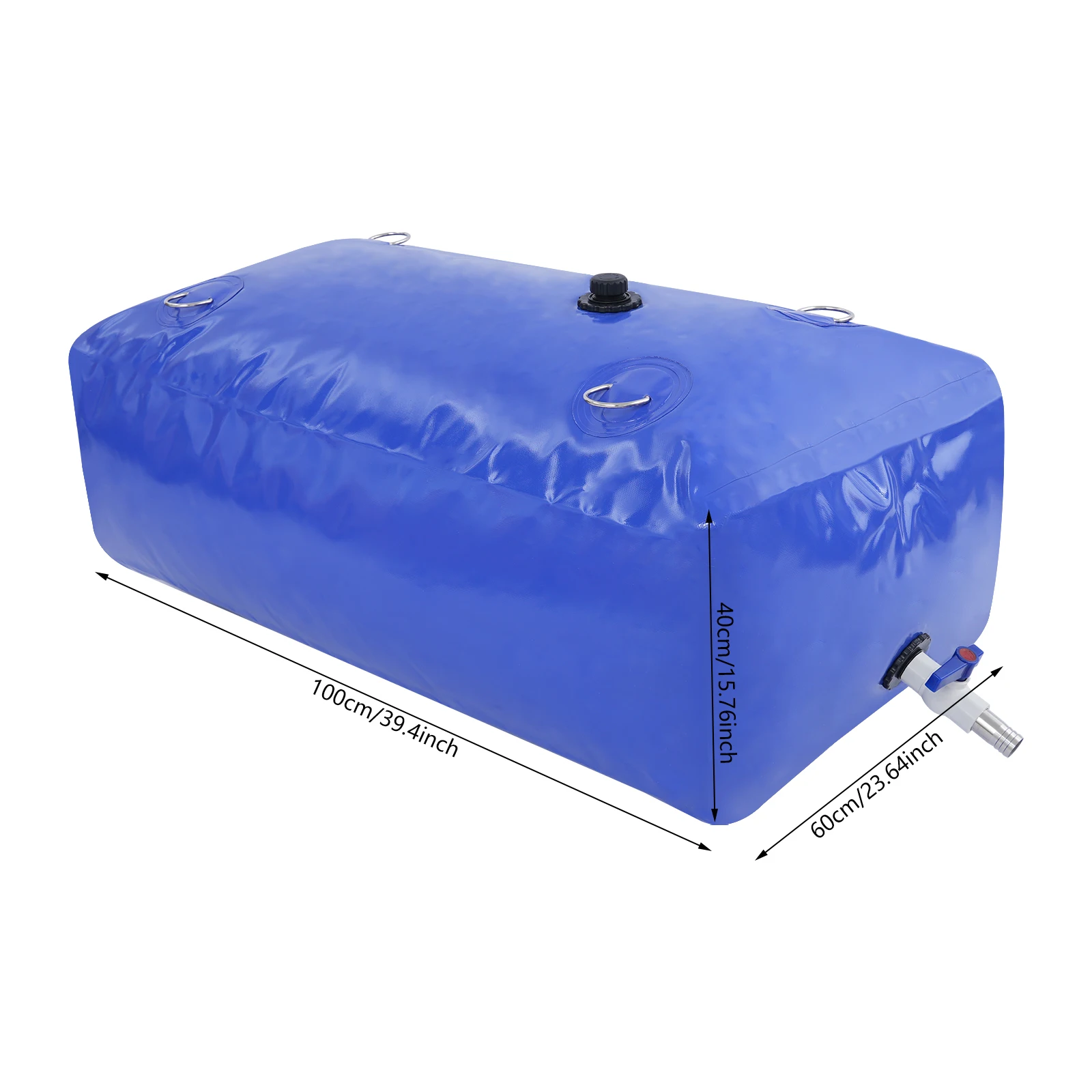 110L/240L Water Bladder Storage Containers Foldable Portable Water Tank Large Capacity Soft Water Bag Drought Resistance