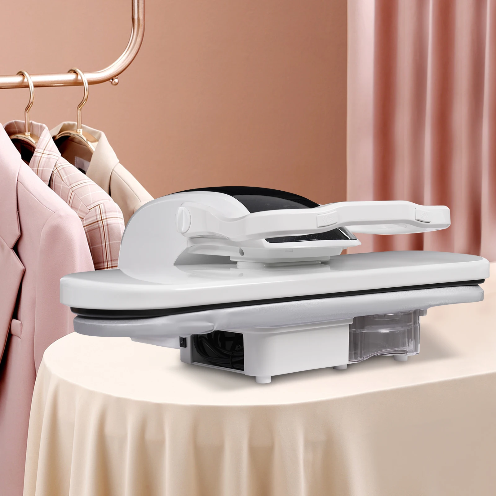 2200W Intelligent Steam Press, Digital Steam Press W/ Multiple Fabric Settings, Steam Iron Press w/ Touchscreen