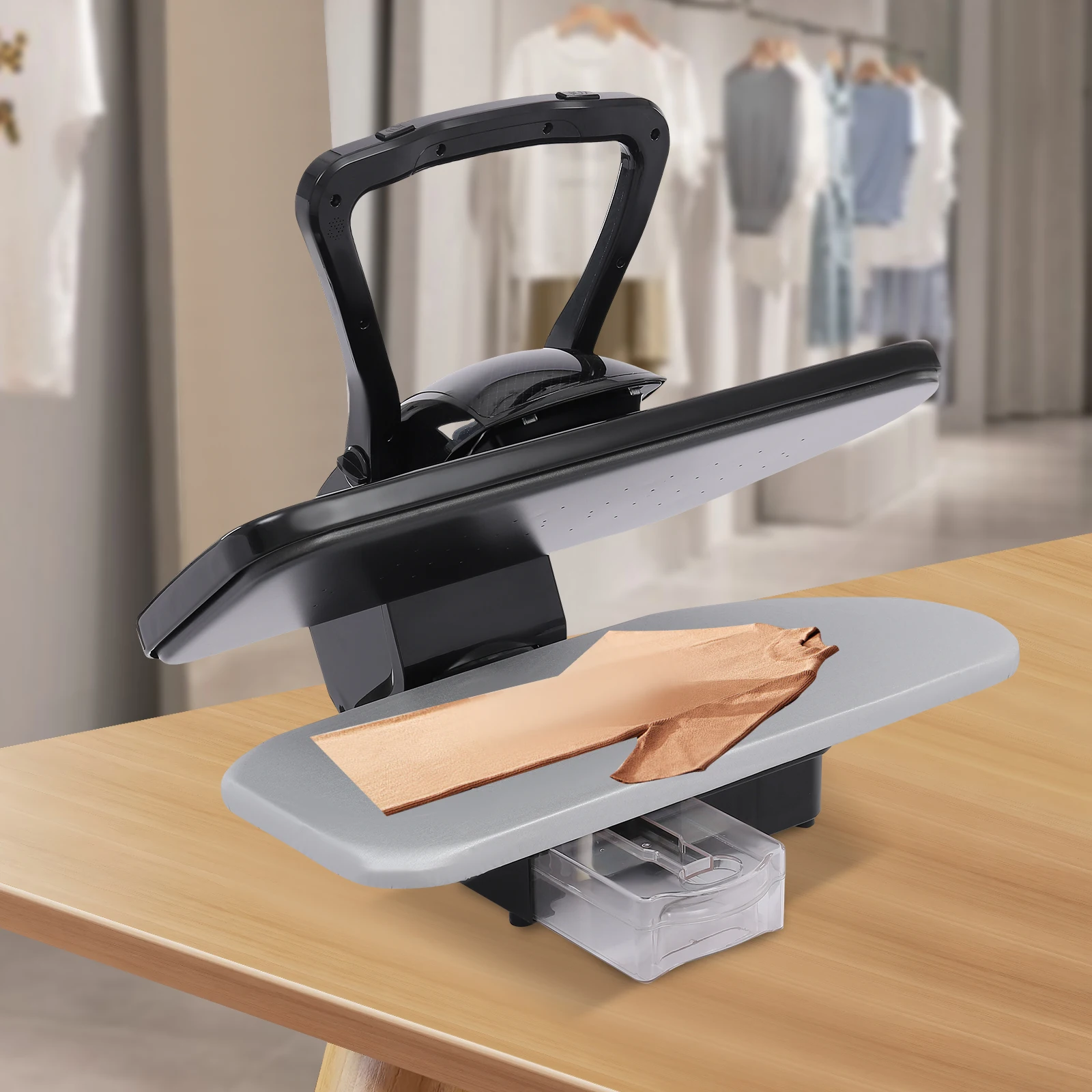 2200W Intelligent Steam Press, Digital Steam Press W/ Multiple Fabric Settings, Steam Iron Press w/ Touchscreen