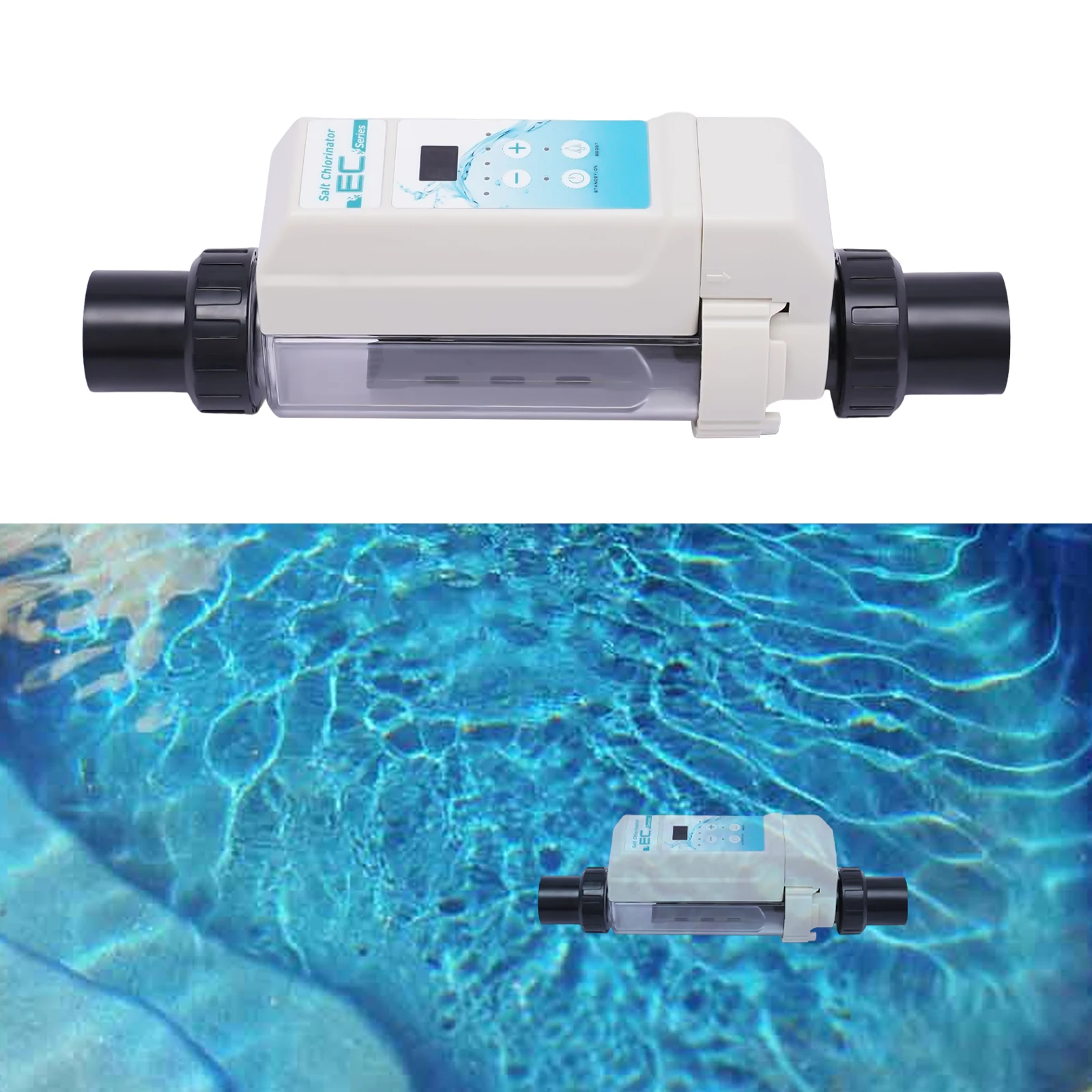 8g/h Chlorinator Salt Water System Pool Chlorine Generator Electrolytic Salt Disinfection Machine