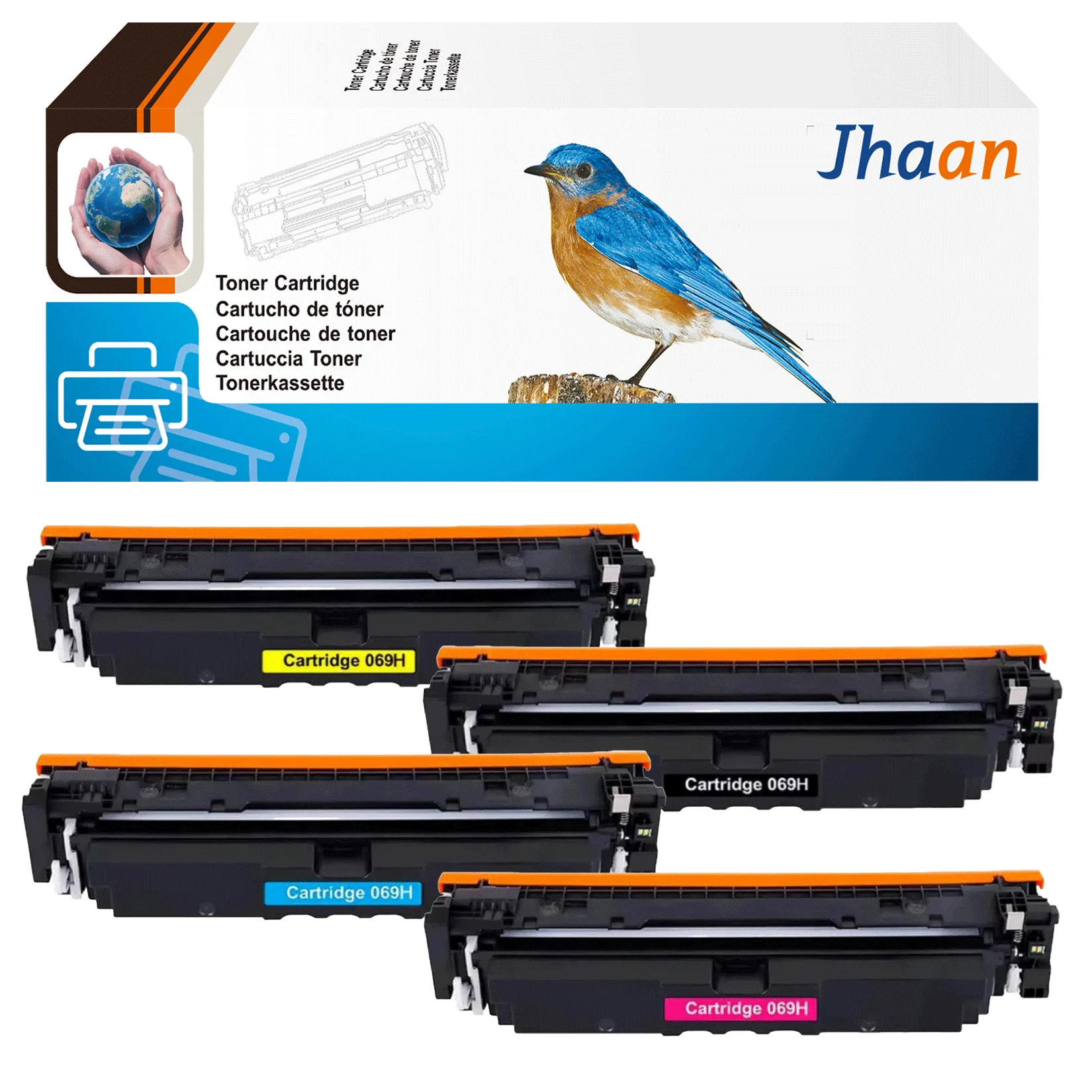 Jhaan 069H 069 Toner Compatible with Canon 069H Toner Cartridge (with Chip) for Canon I-Sensys MF752Cdw LBP673Cdw MF754Cdw