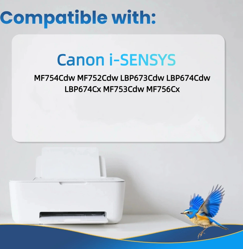 Jhaan 069H 069 Toner Compatible with Canon 069H Toner Cartridge (with Chip) for Canon I-Sensys MF752Cdw LBP673Cdw MF754Cdw